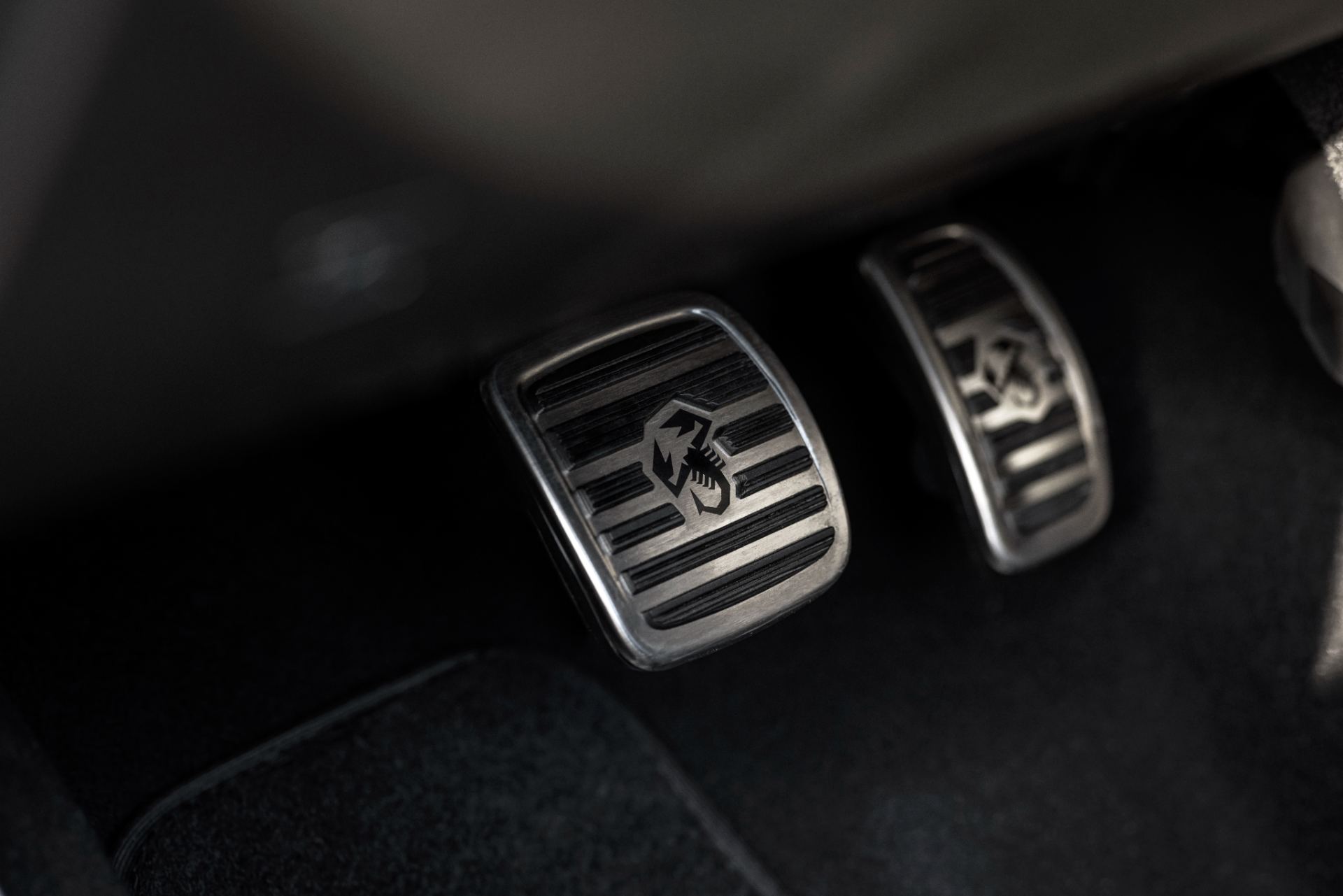 2024 abarth 500e interior pedals