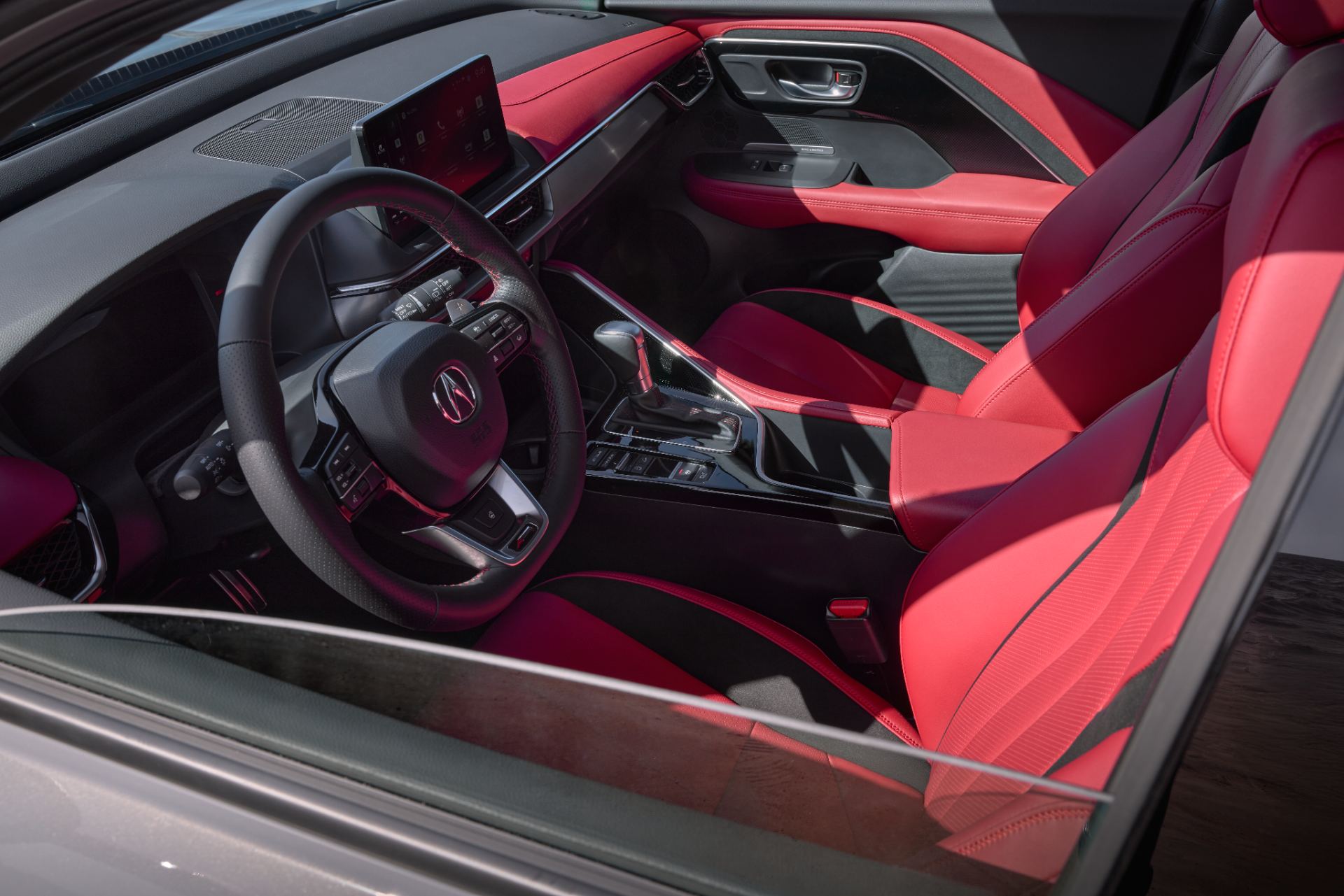 acura adx a spec interior cockpit red