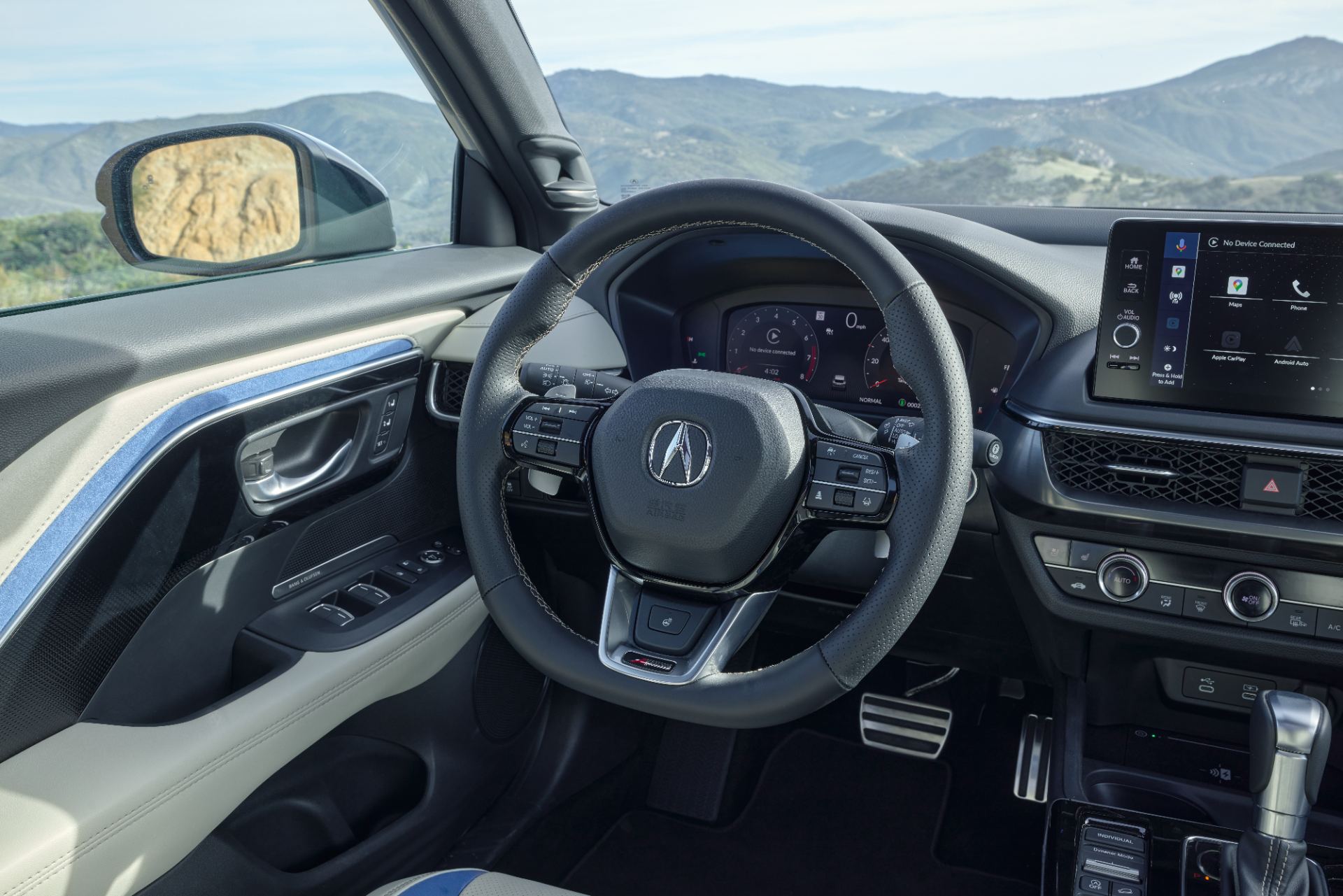 acura adx a spec interior steering wheel