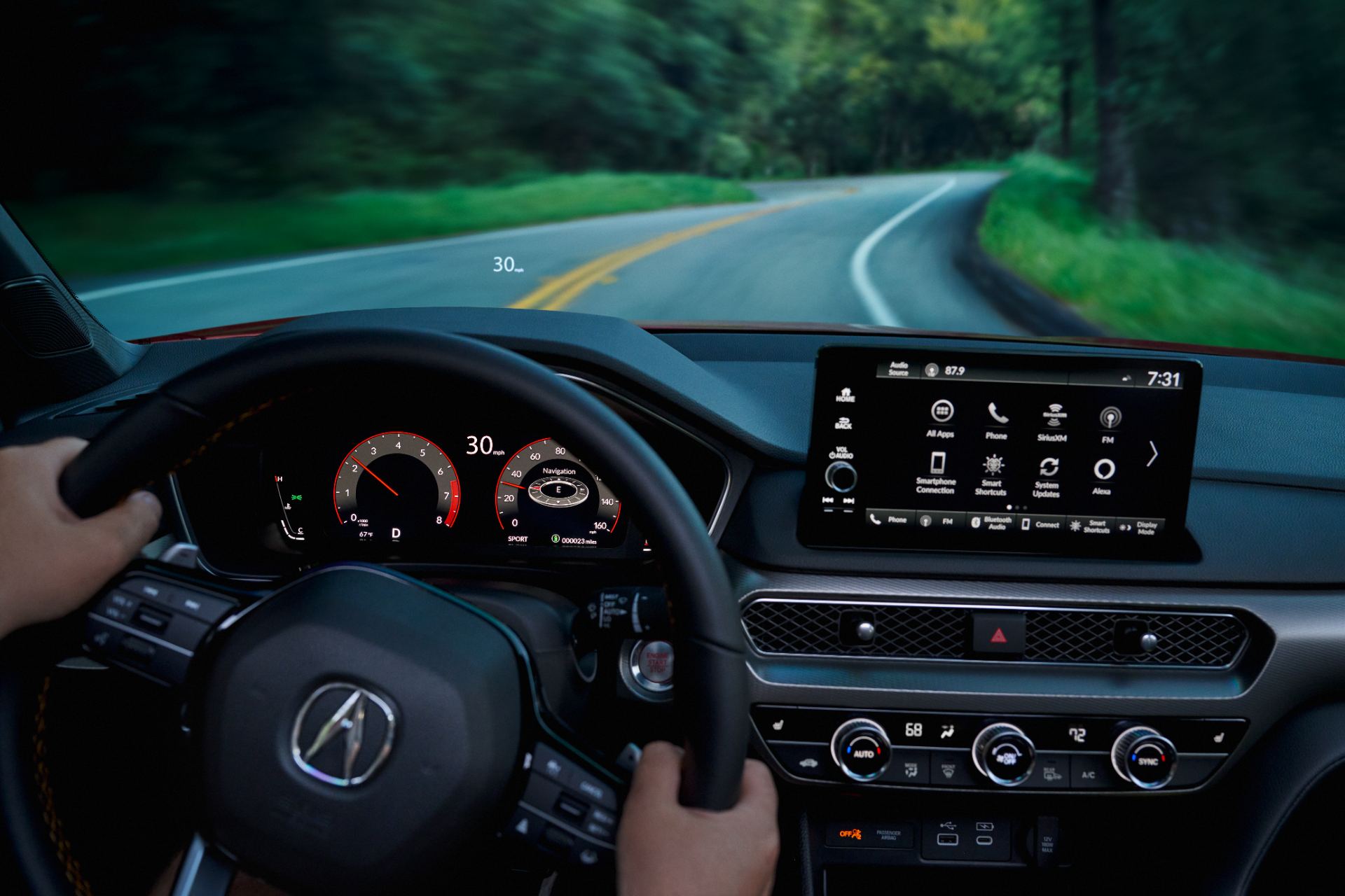 2026 acura integra a spec interior cockpit