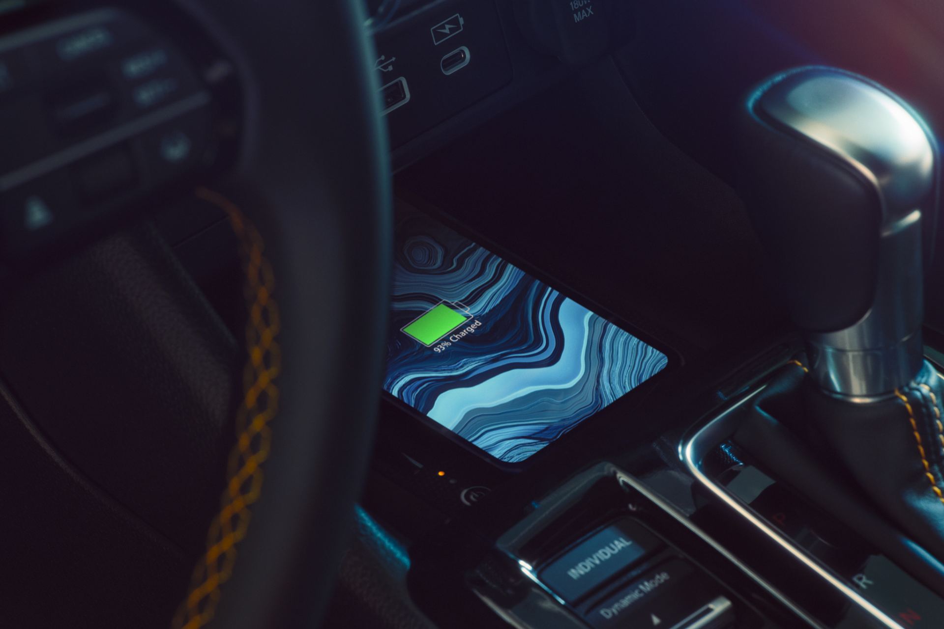 2026 acura integra a spec interior wireless charging