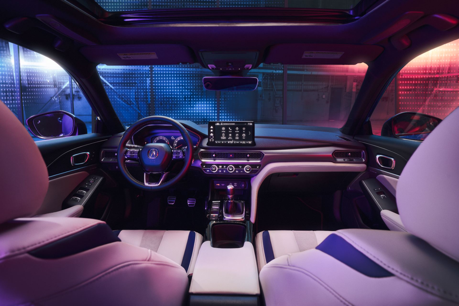 2026 acura integra a spec interior dashboard ambient lighting