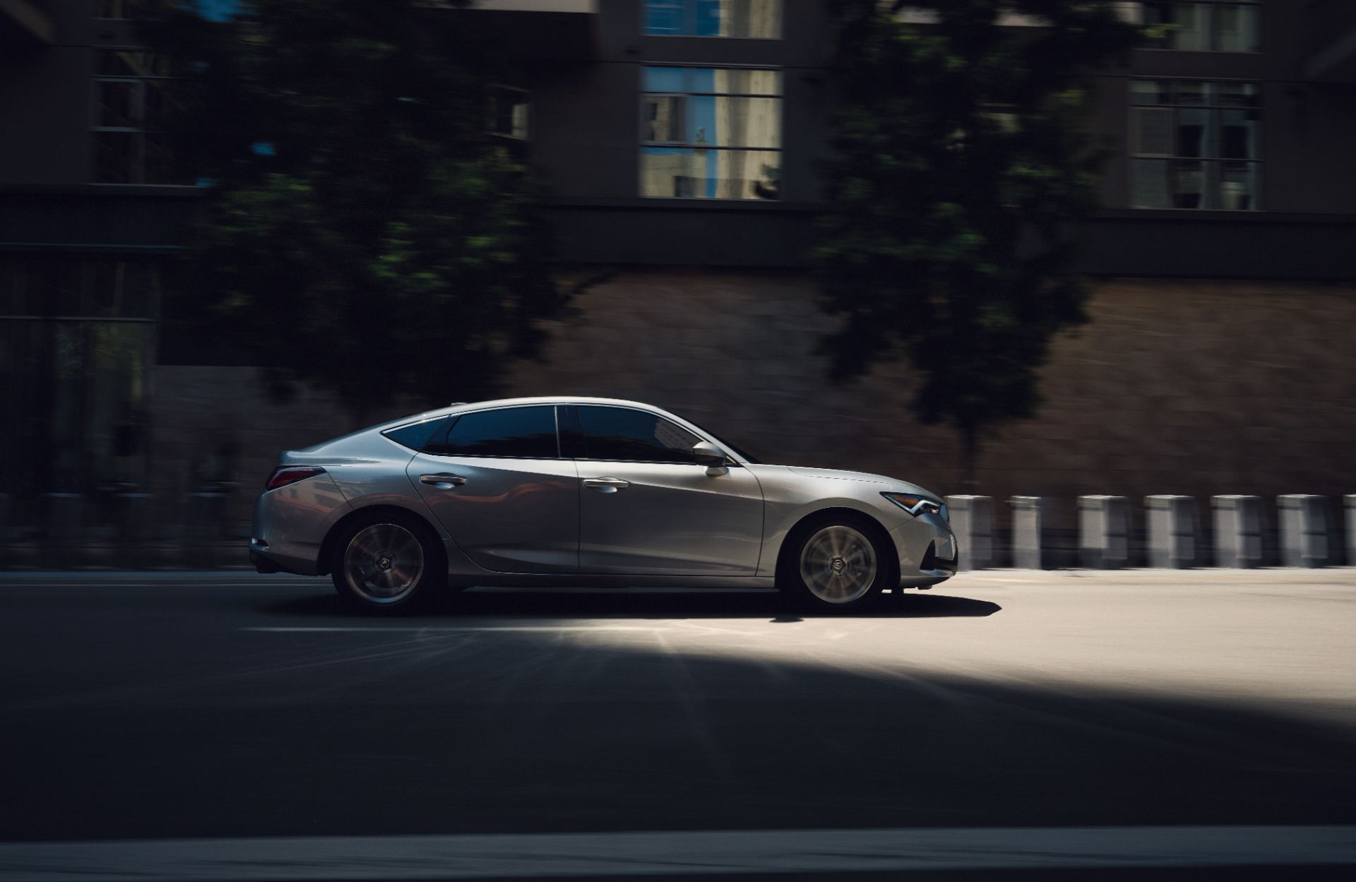 2026 acura integra driving side profile silver
