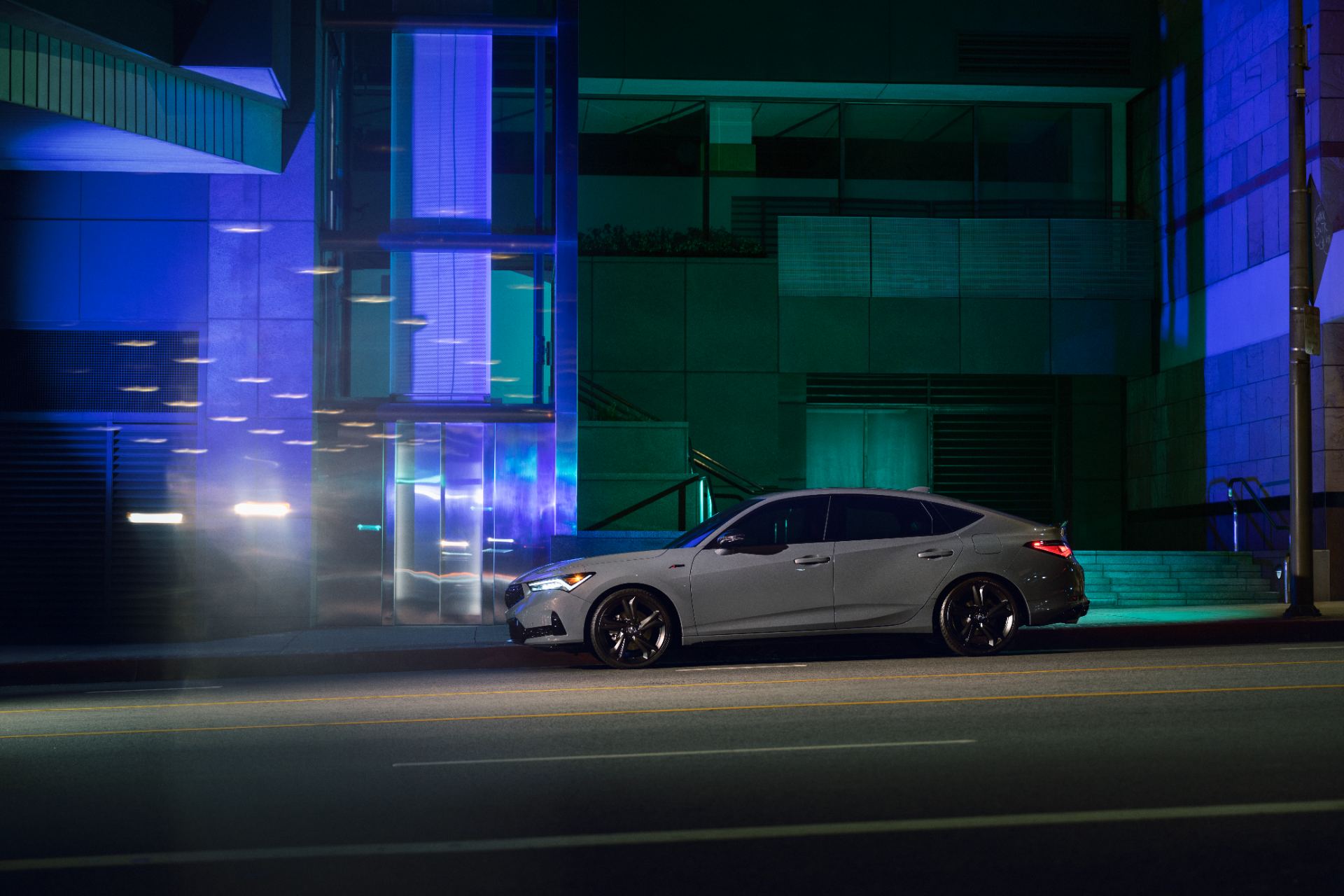 2026 acura integra a spec side profile night