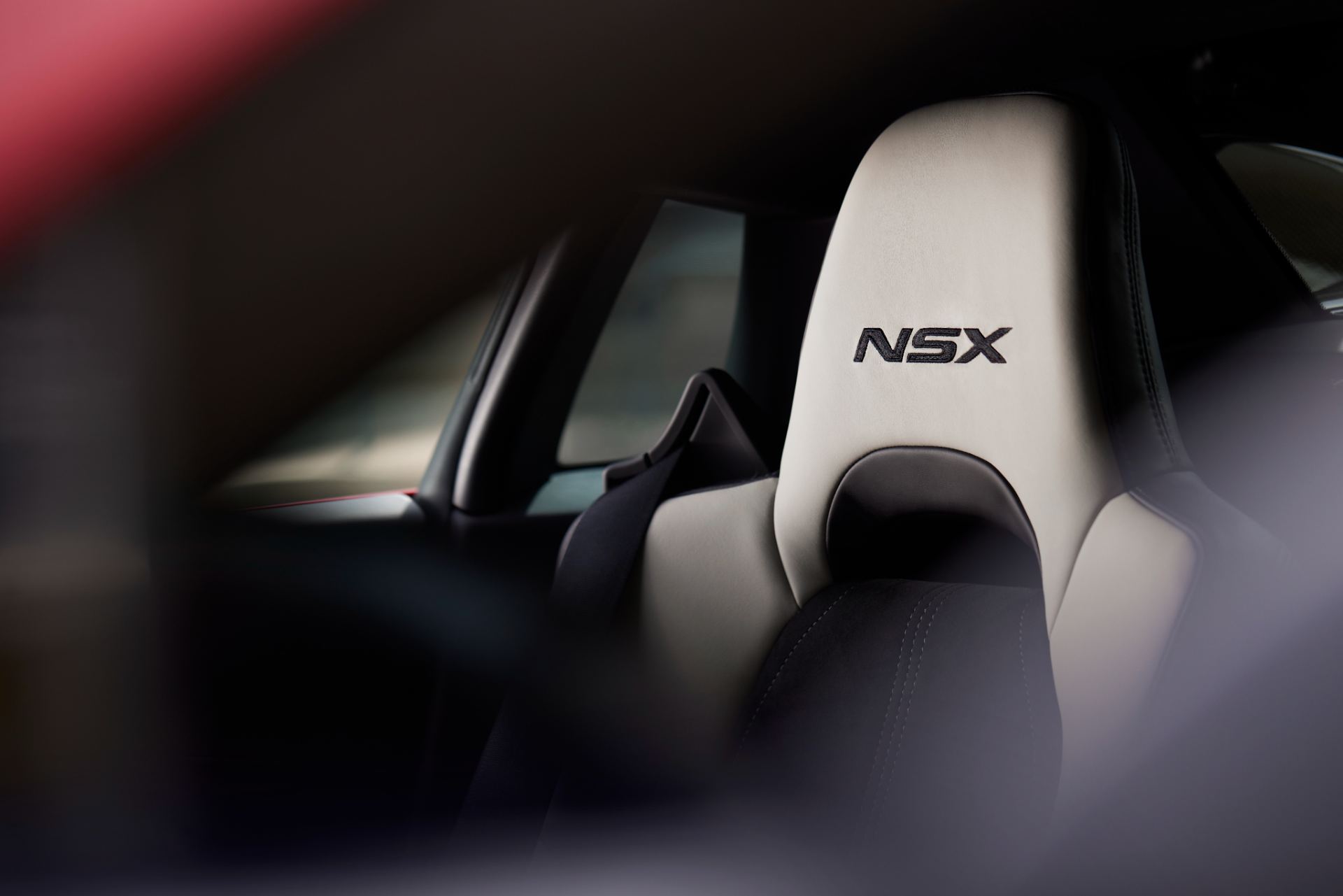 2022 acura nsx type s interior seat detail