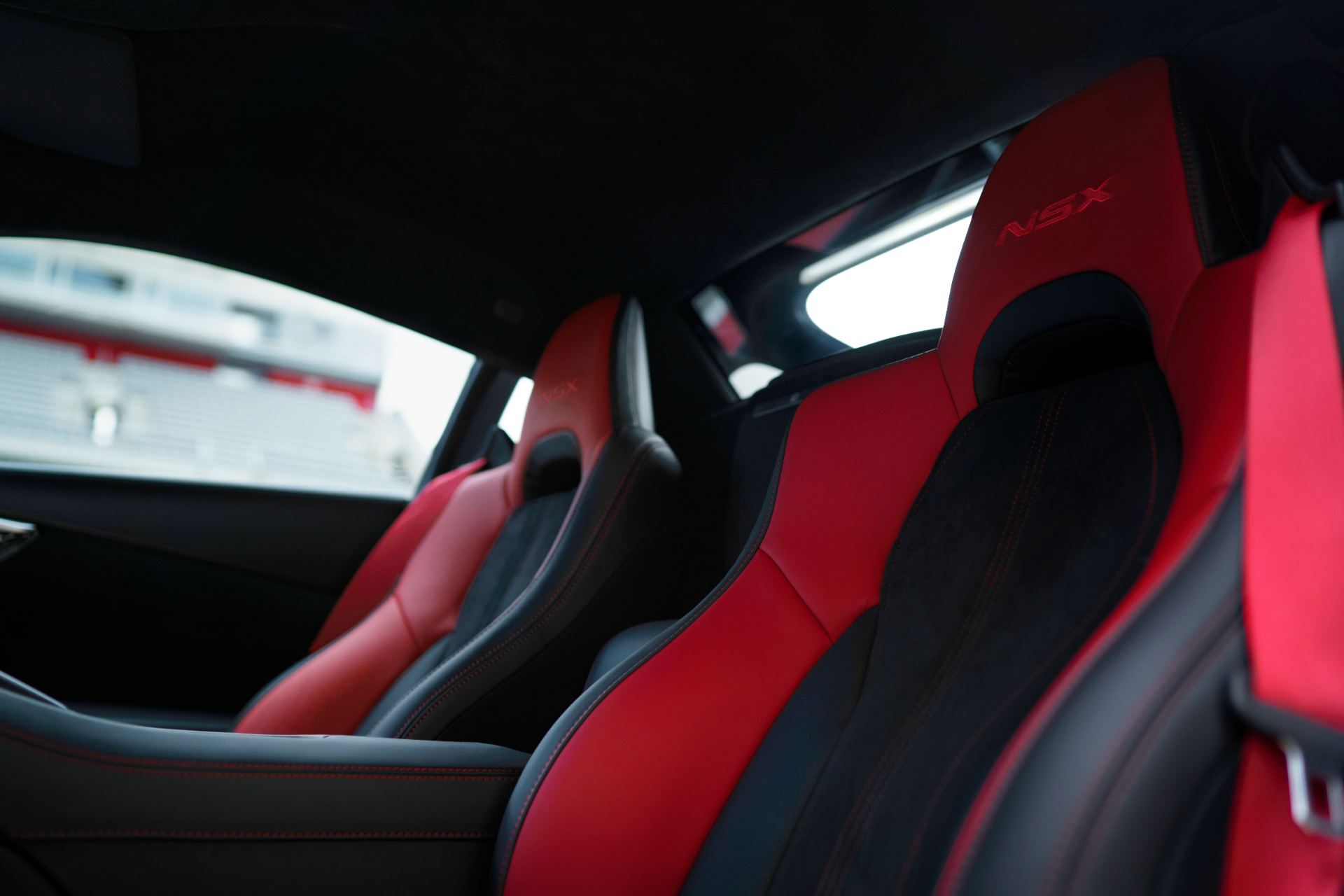 2022 acura nsx type s interior red sport seats