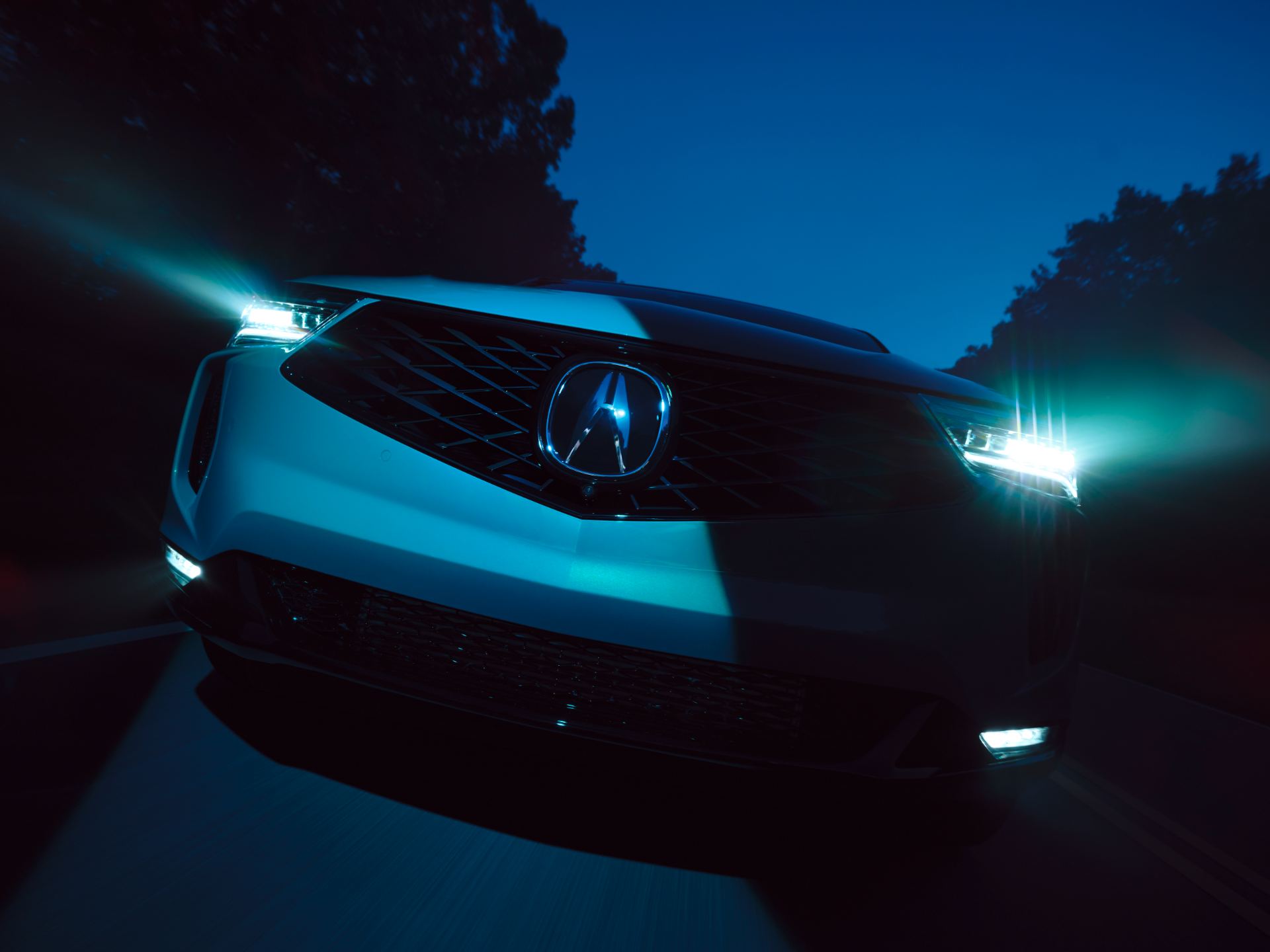 2025 acura rdx a spec front detail night