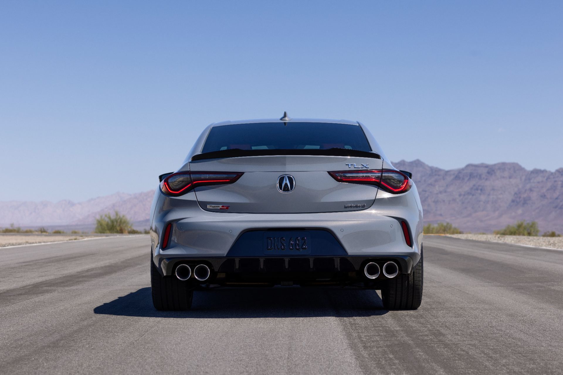 2024 acura tlx type s rear grey