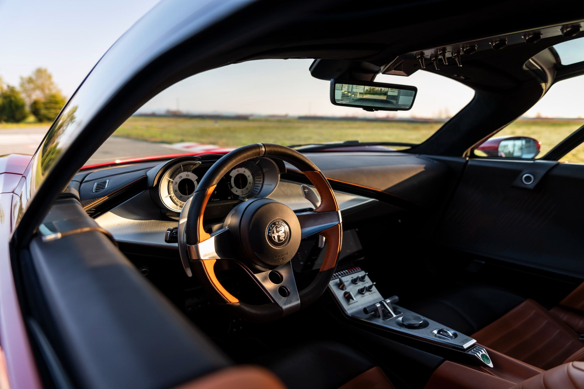 2024 alfa romeo 33 stradale interior cockpit