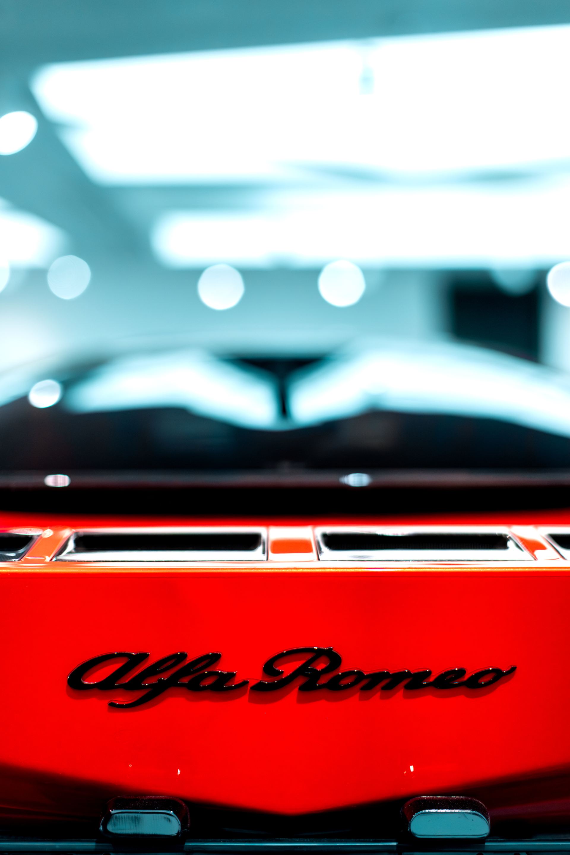 2024 alfa romeo 33 stradale rear badge red