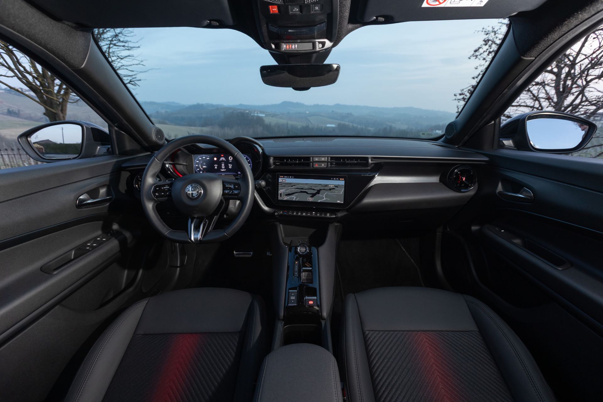 2026 alfa romeo junior ibrida q4 interior dashboard