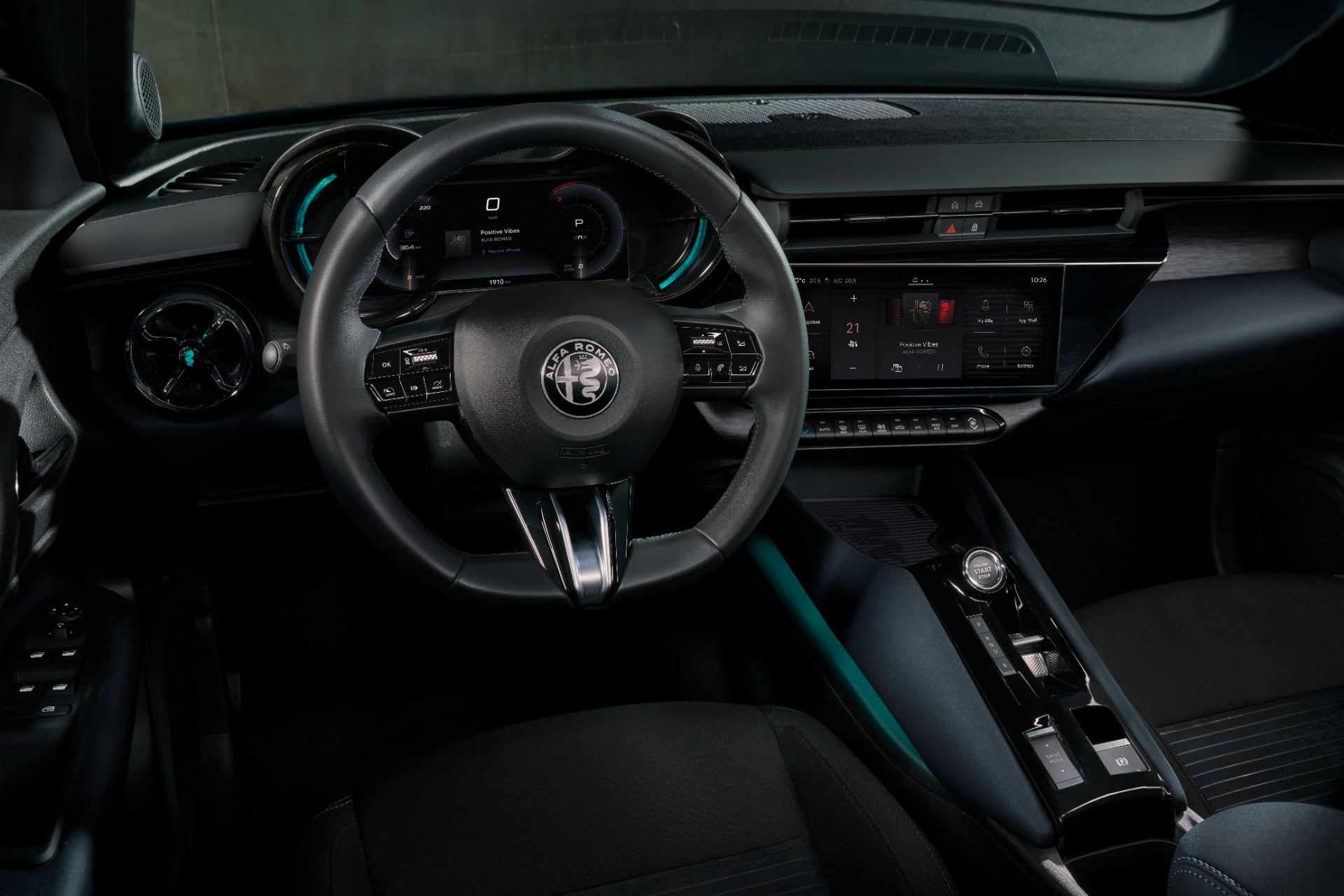2026 alfa romeo junior veloce interior dashboard