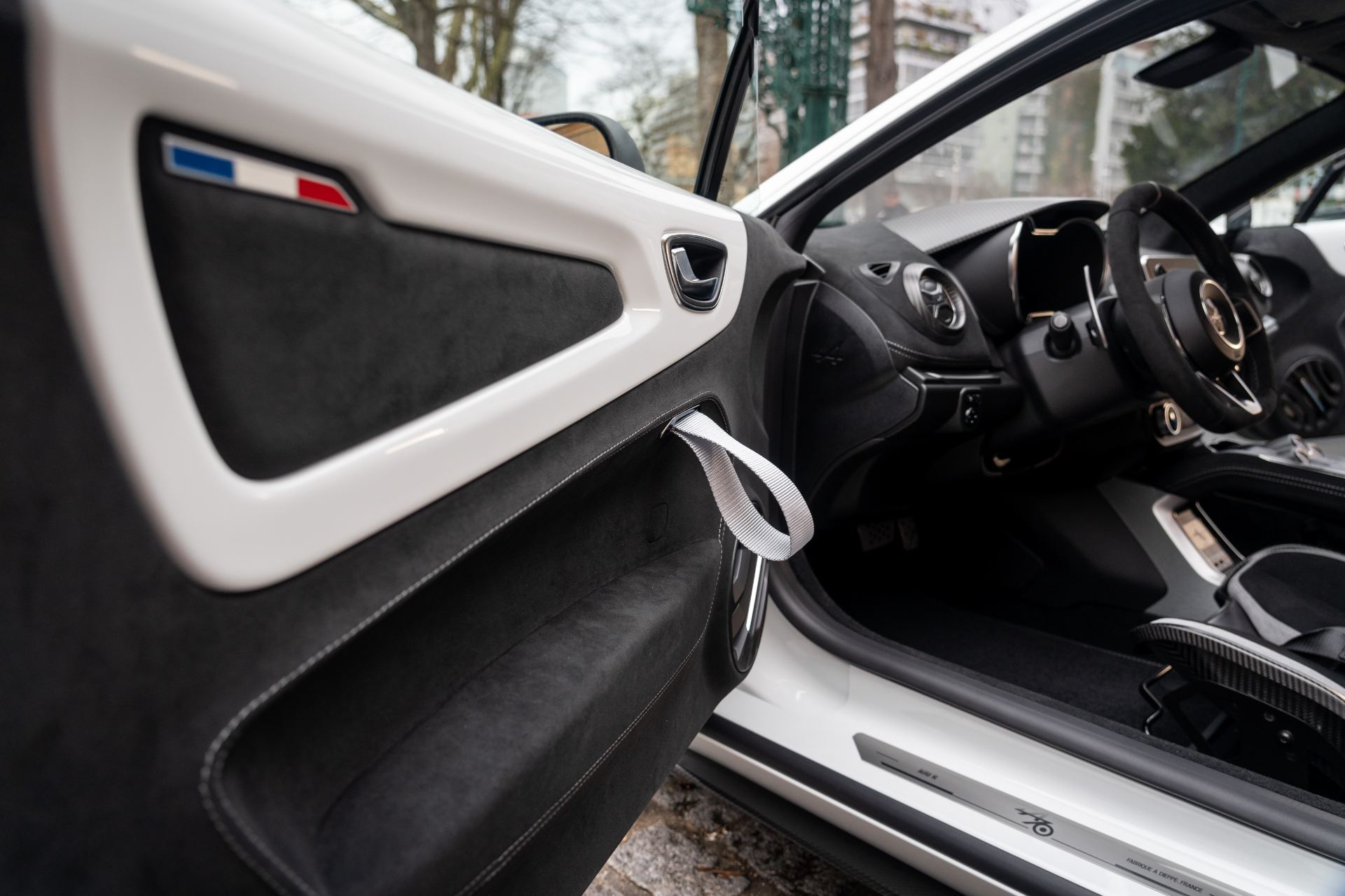 2026 alpine a110 interior door open white