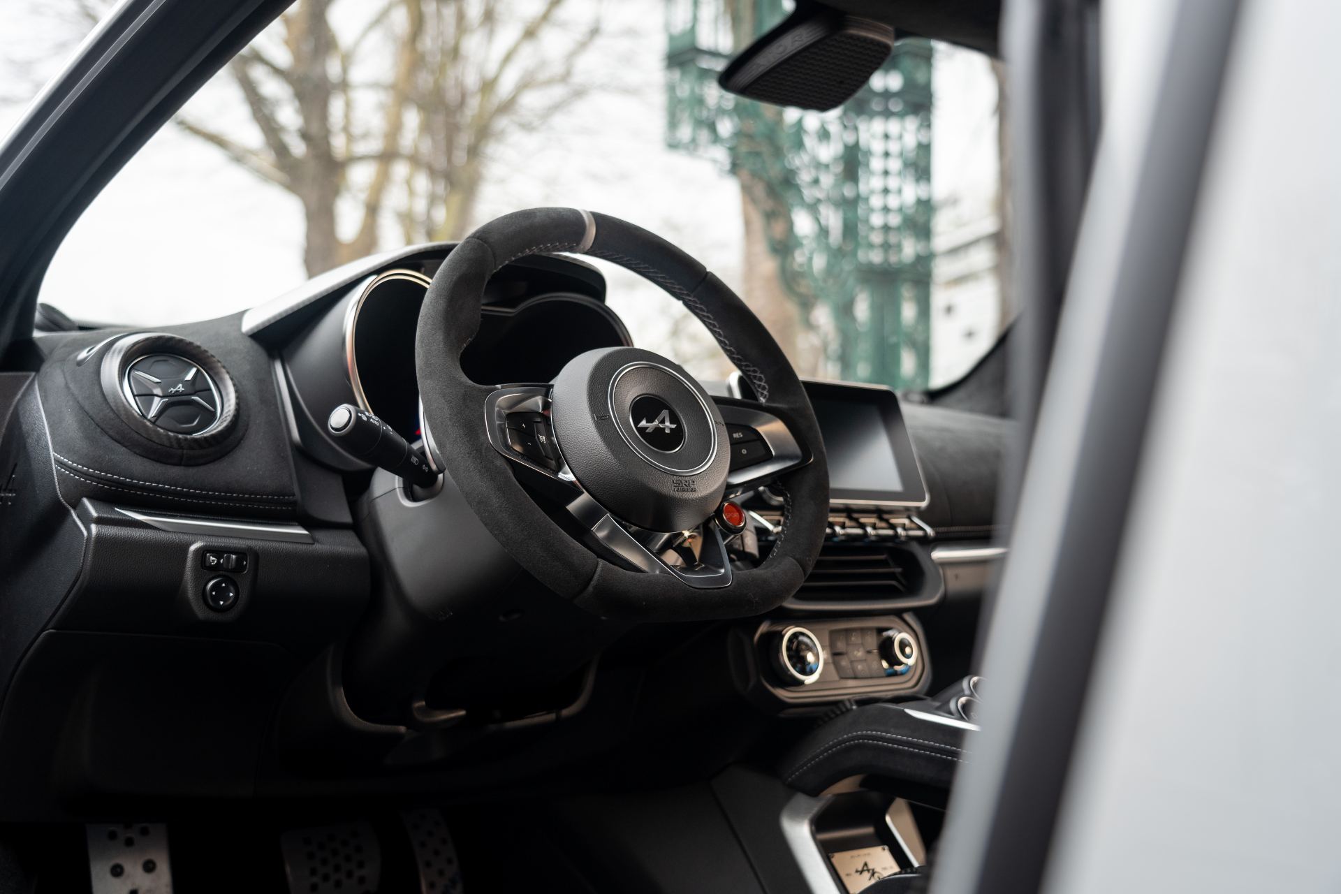 2026 alpine a110 interior steering wheel