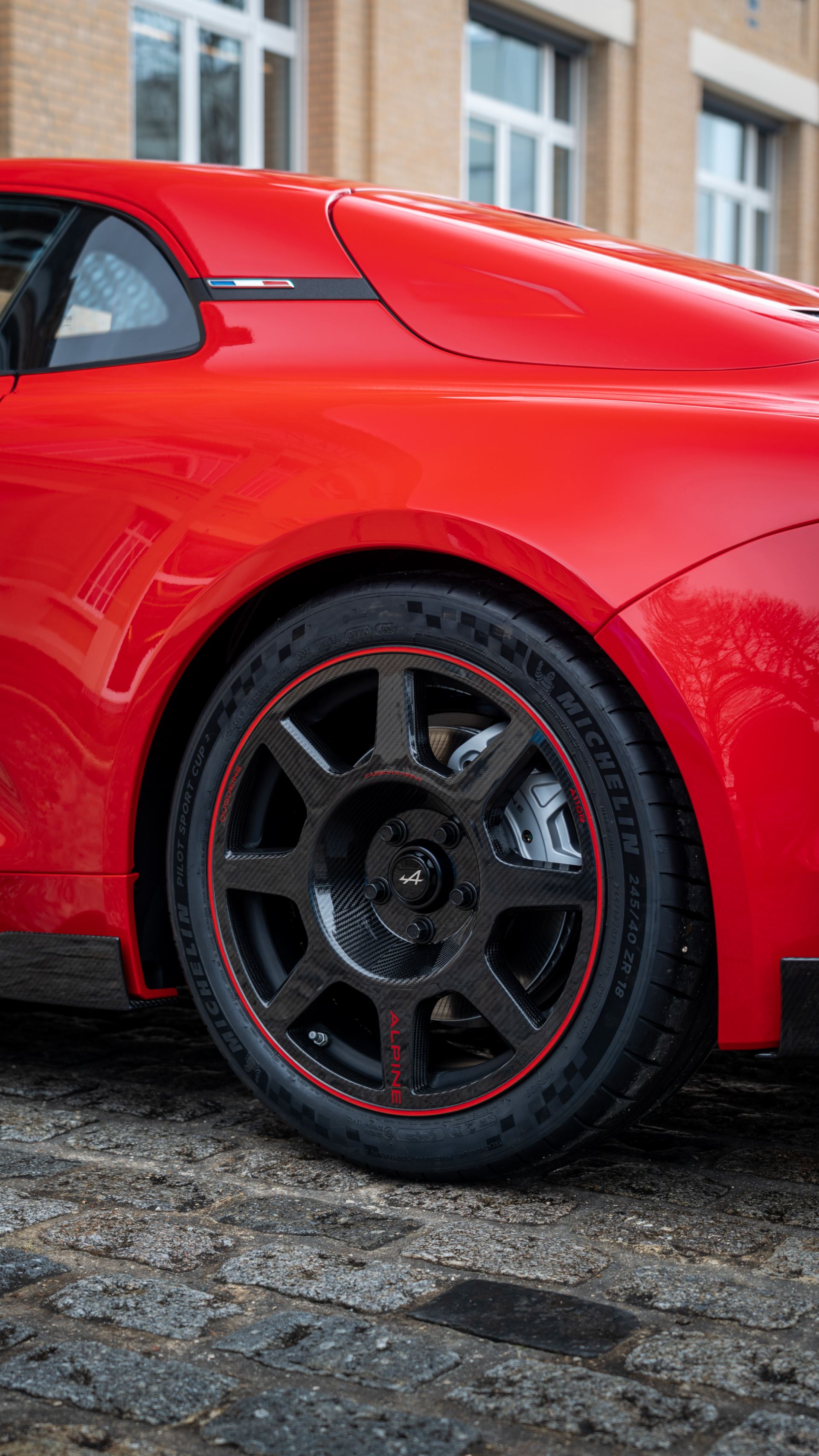 2026 alpine a110 r 70 rear wheel arch red