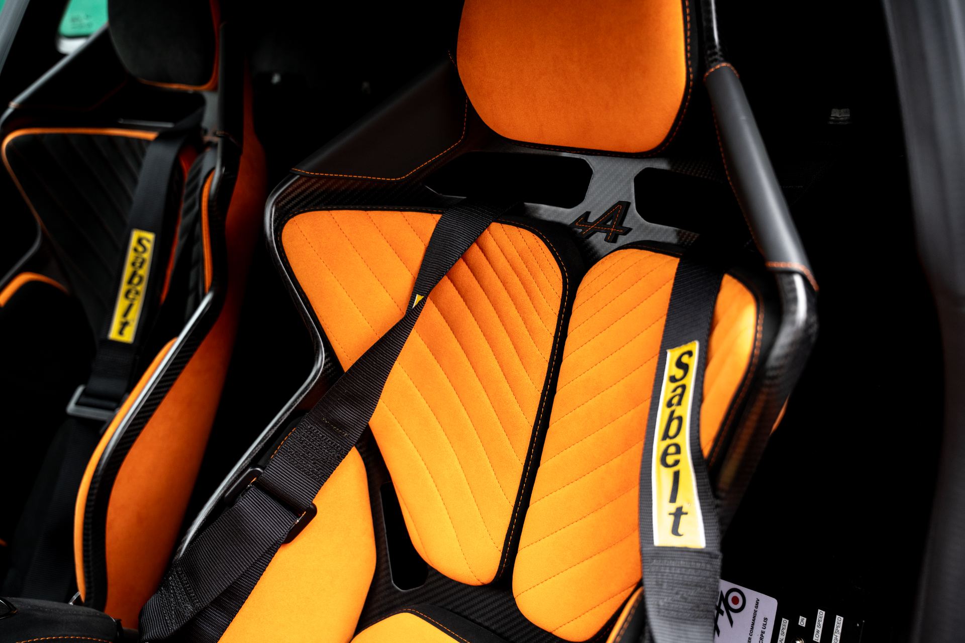 2026 alpine a110 r ultime interior sabelt seat orange