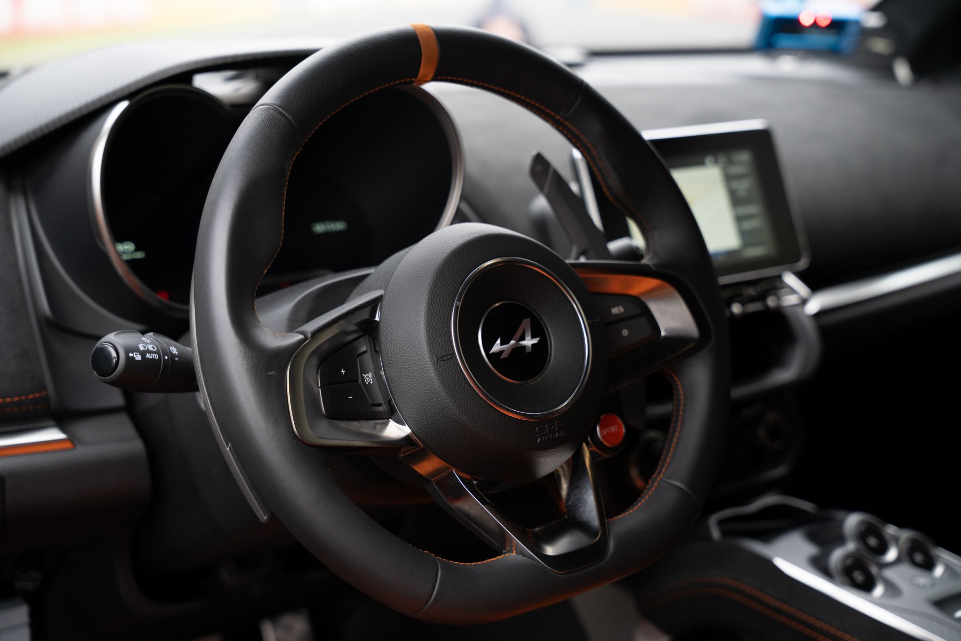 2026 alpine a110 r ultime interior steering wheel