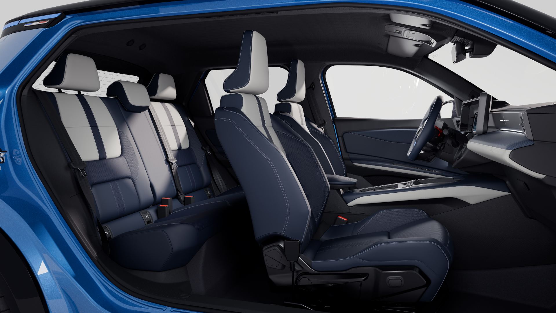 2026 alpine a290 interior front and rear seats