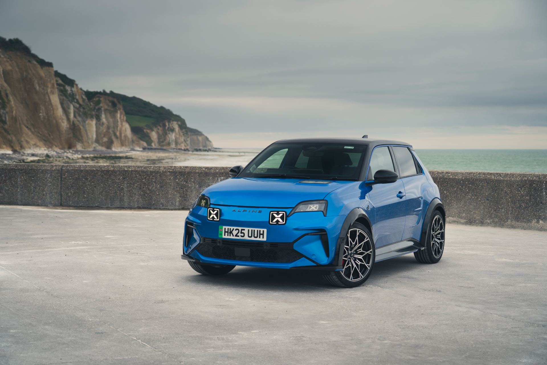 2026 alpine a290 front three quarter coast blue