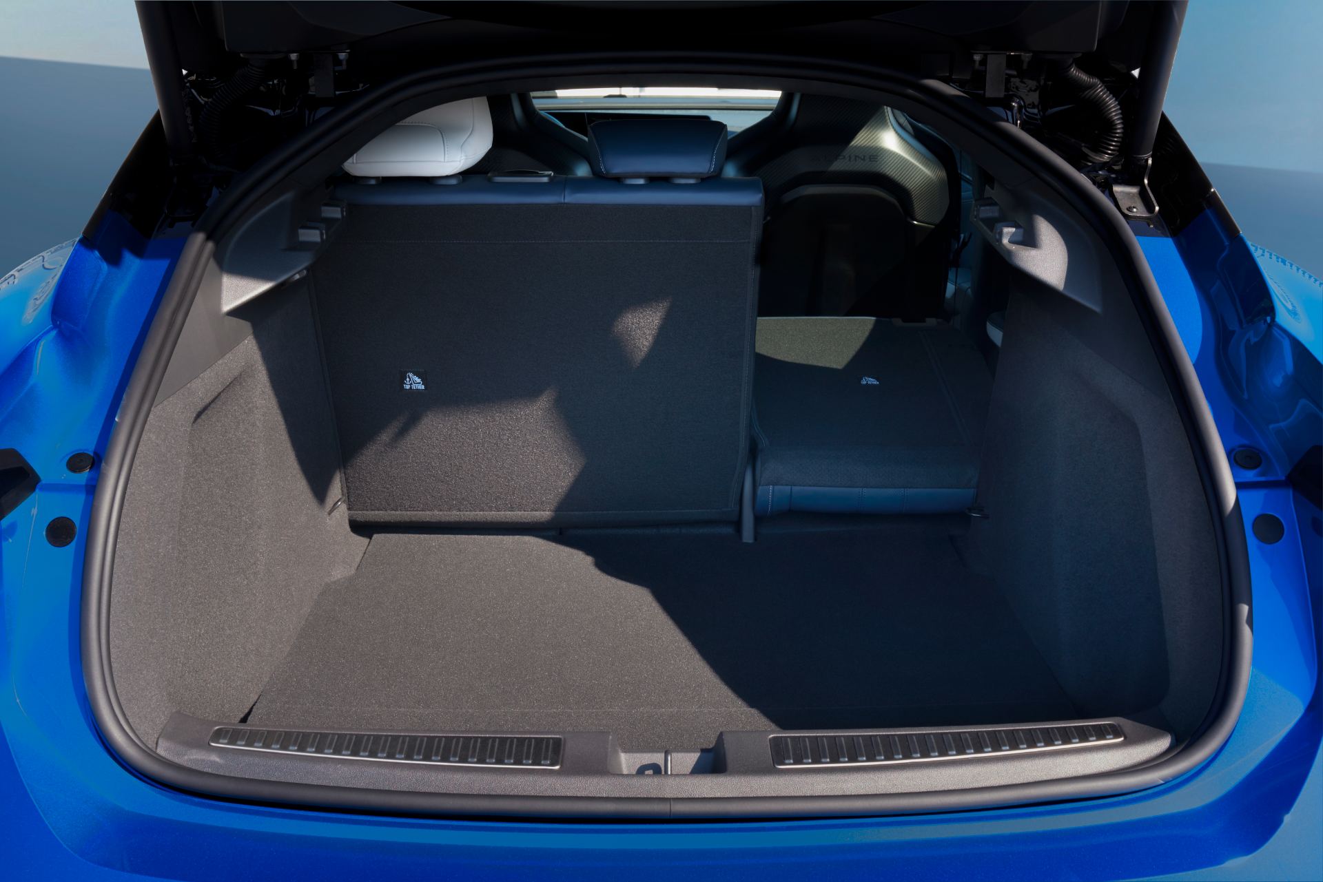 2026 alpine a390 gts cargo space seat folded