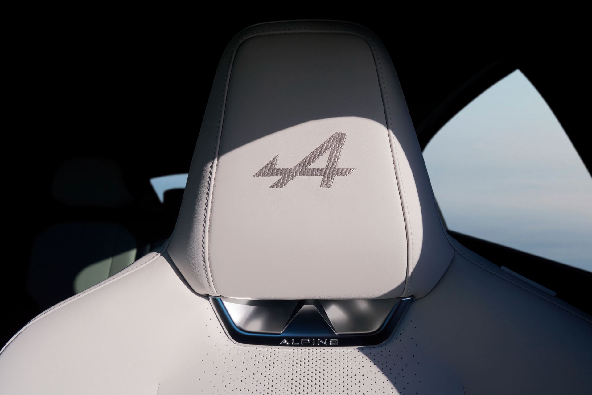2026 alpine a390 gts interior headrest