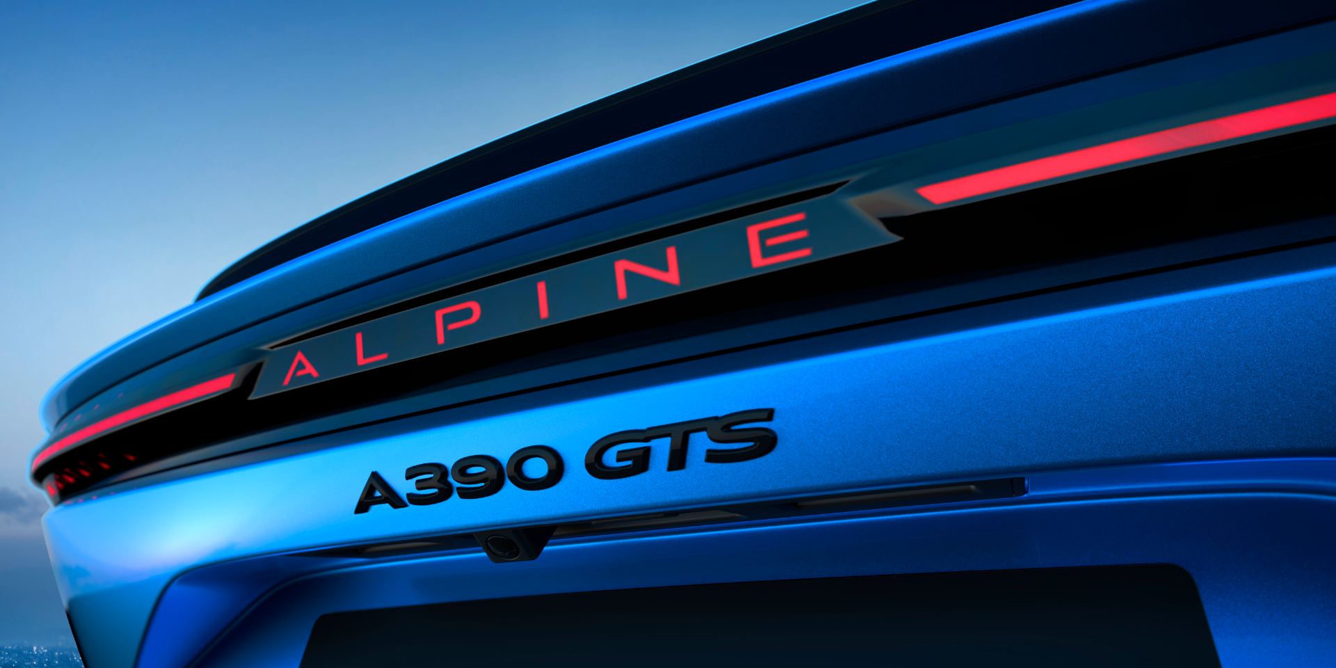 2026 alpine a390 gts rear badge