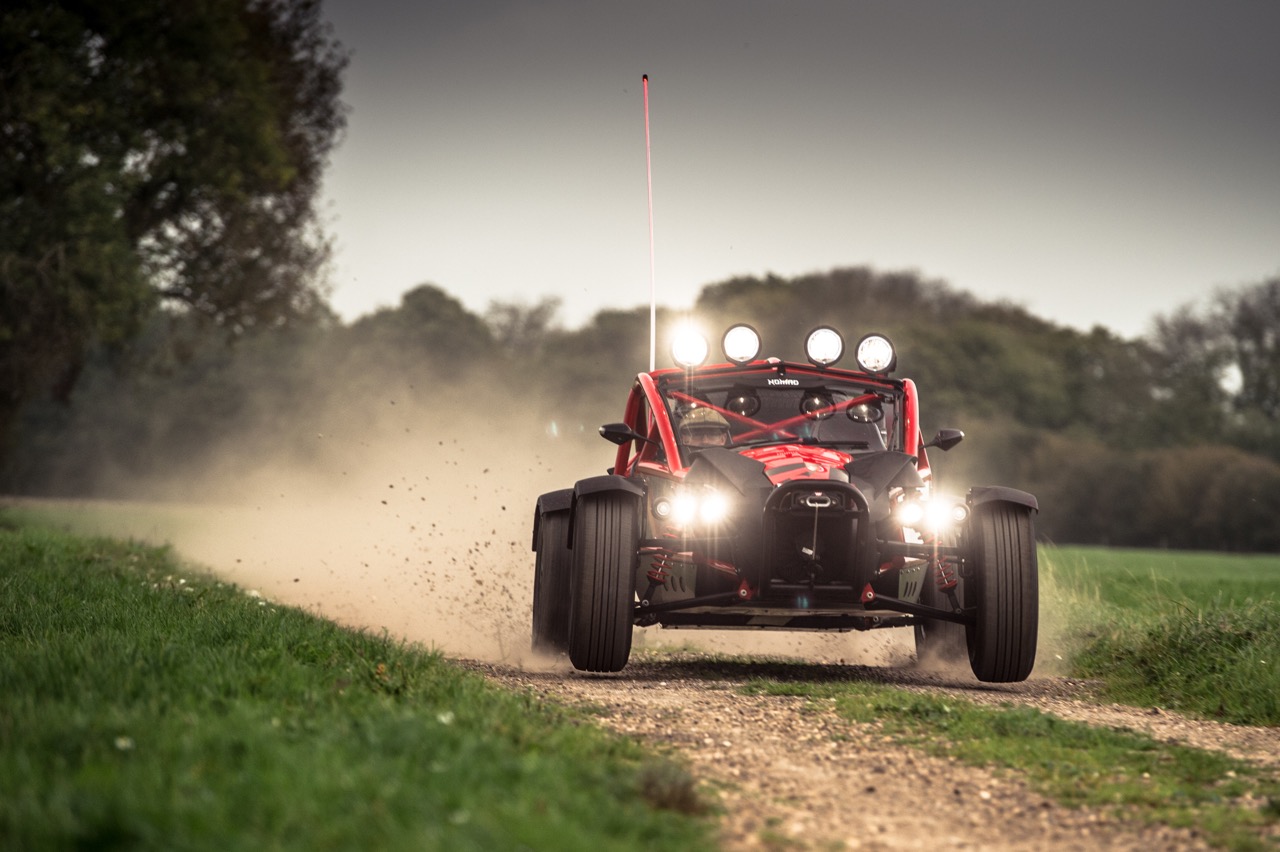 2026 ariel nomad driving front dirt track red