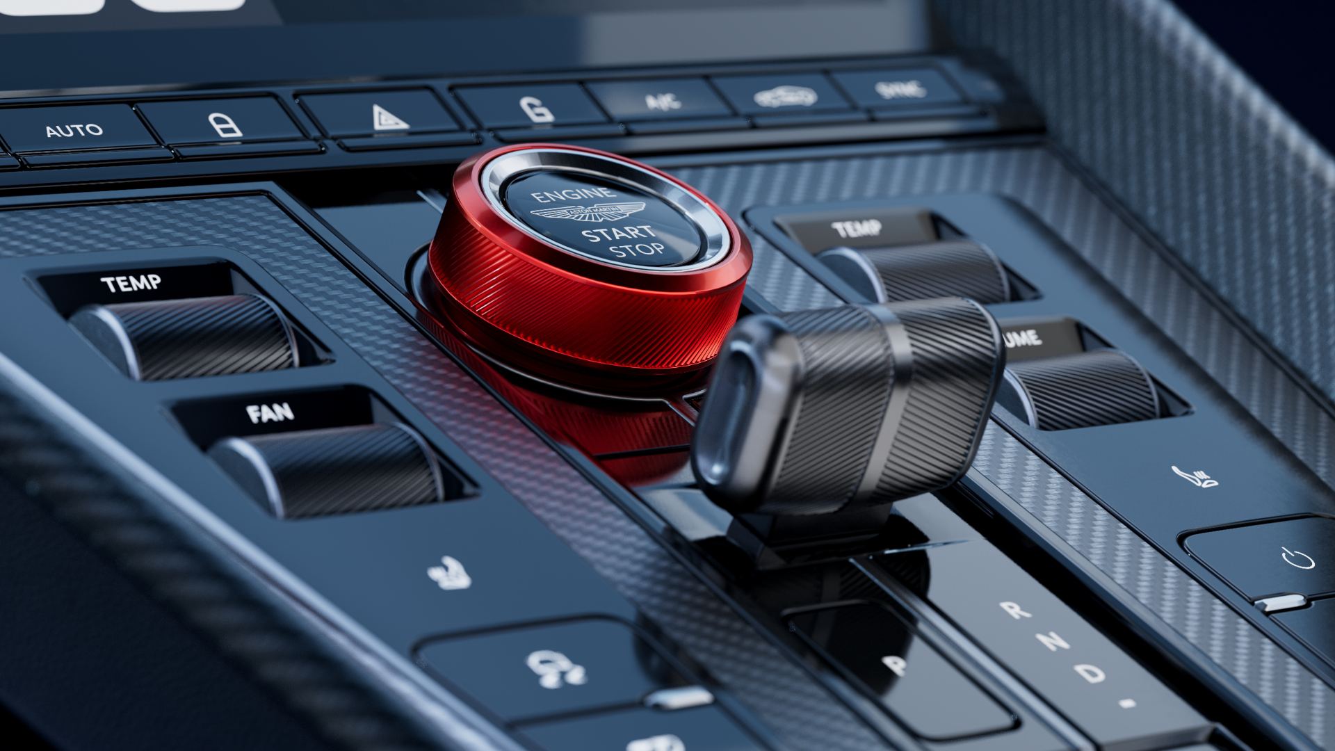 2026 aston martin db12 s interior start button