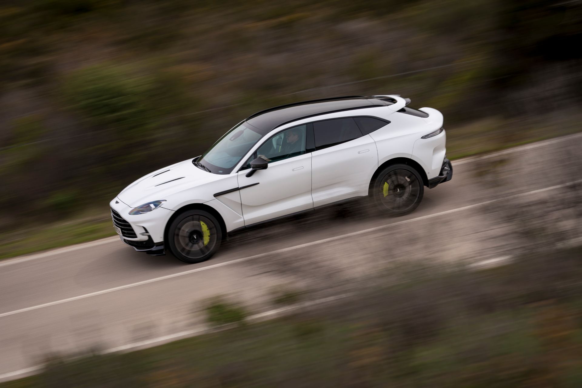 2026 aston martin dbx707 driving side high angle white