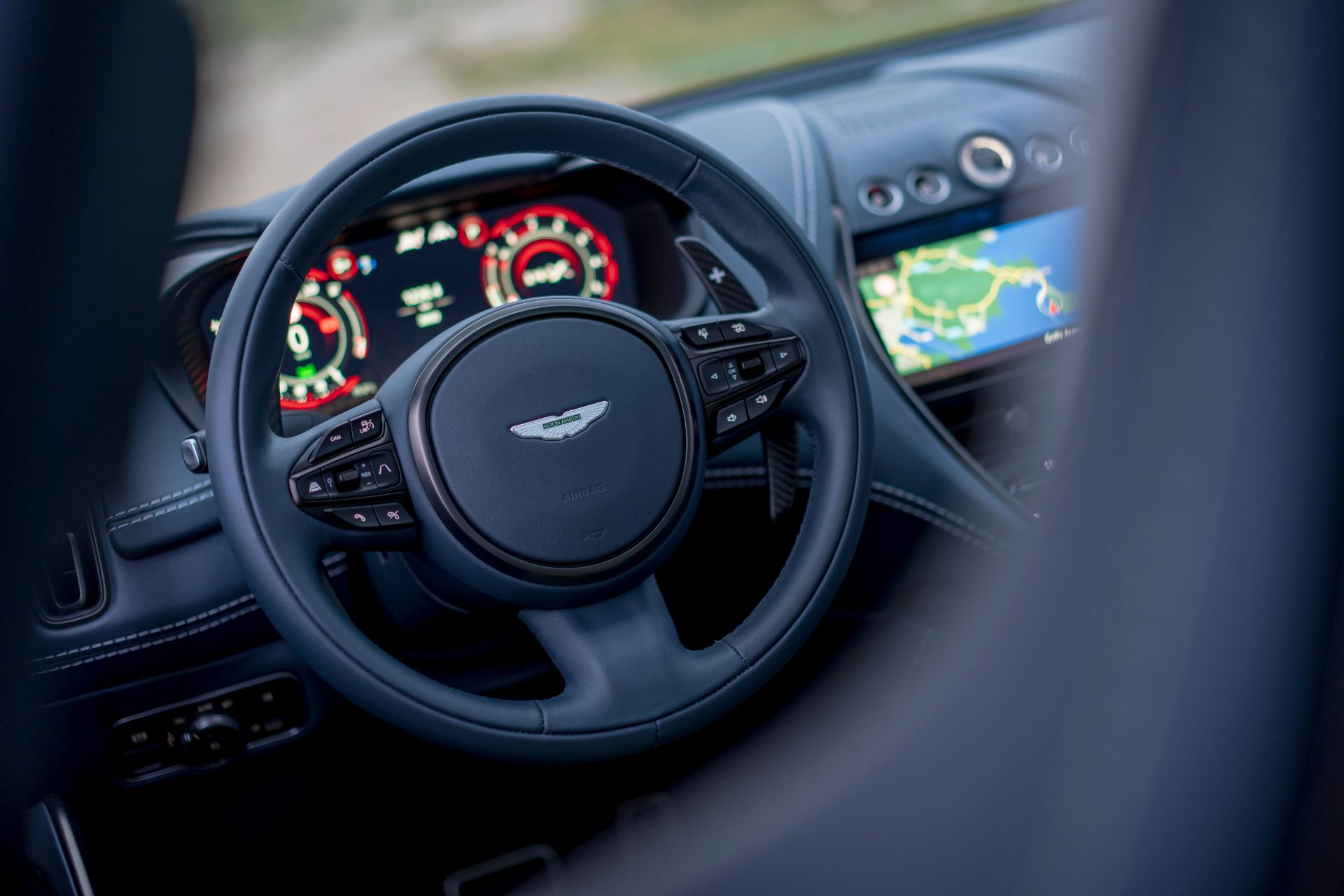 2026 aston martin dbx707 interior steering wheel