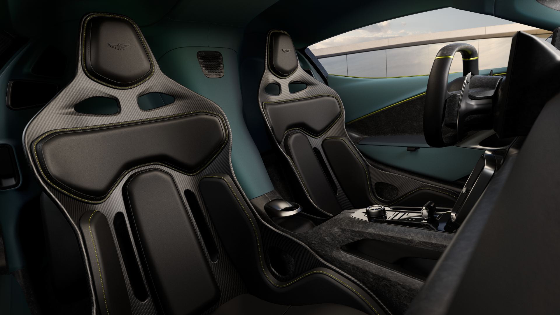 2026 aston martin valhalla interior carbon seats