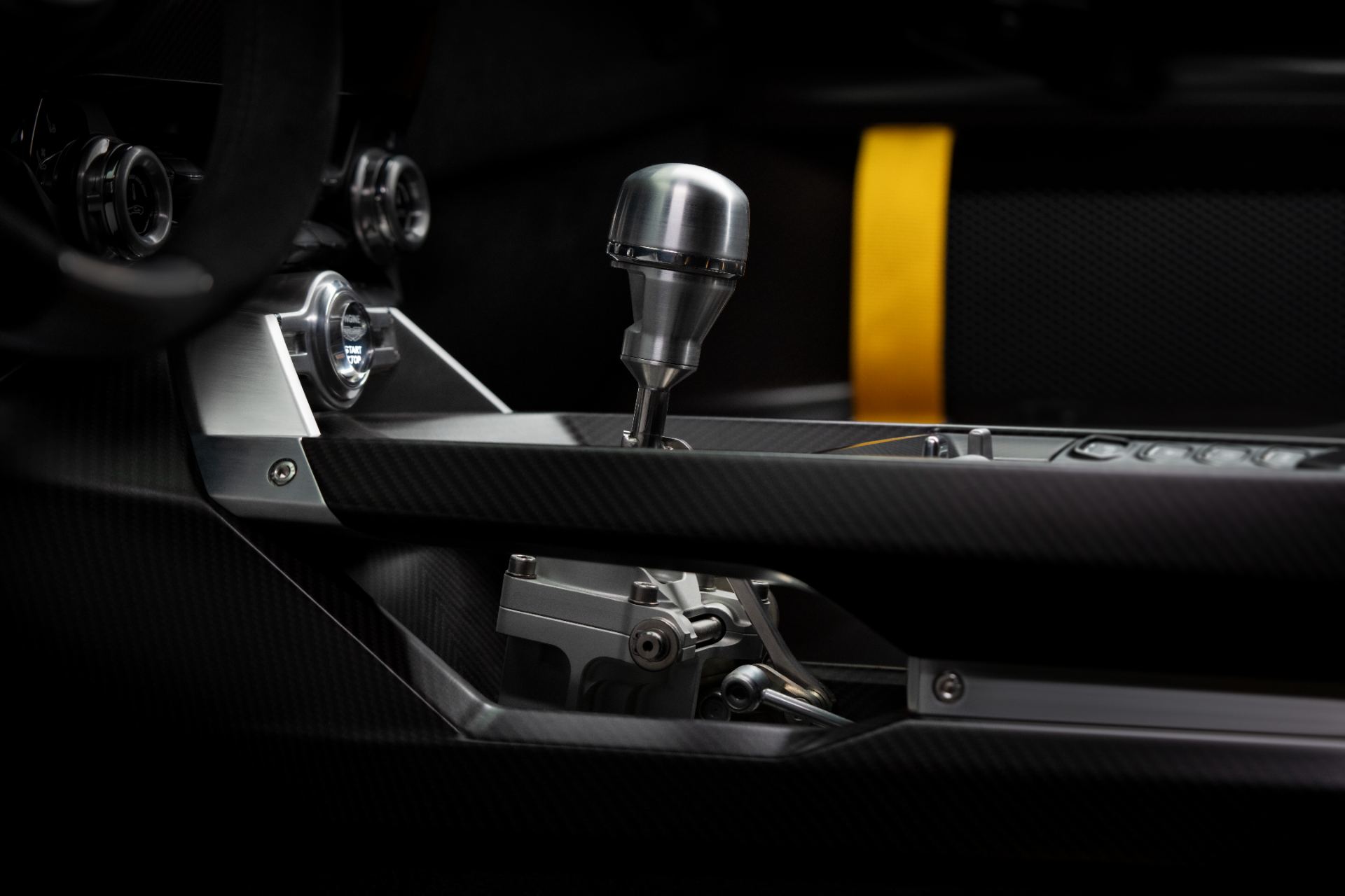 2026 aston martin valiant interior gear lever