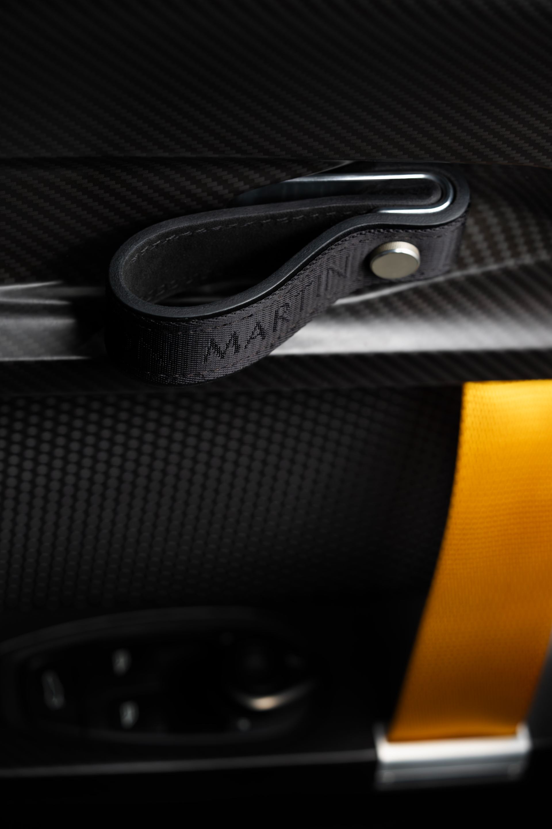 2026 aston martin valiant interior door pull strap
