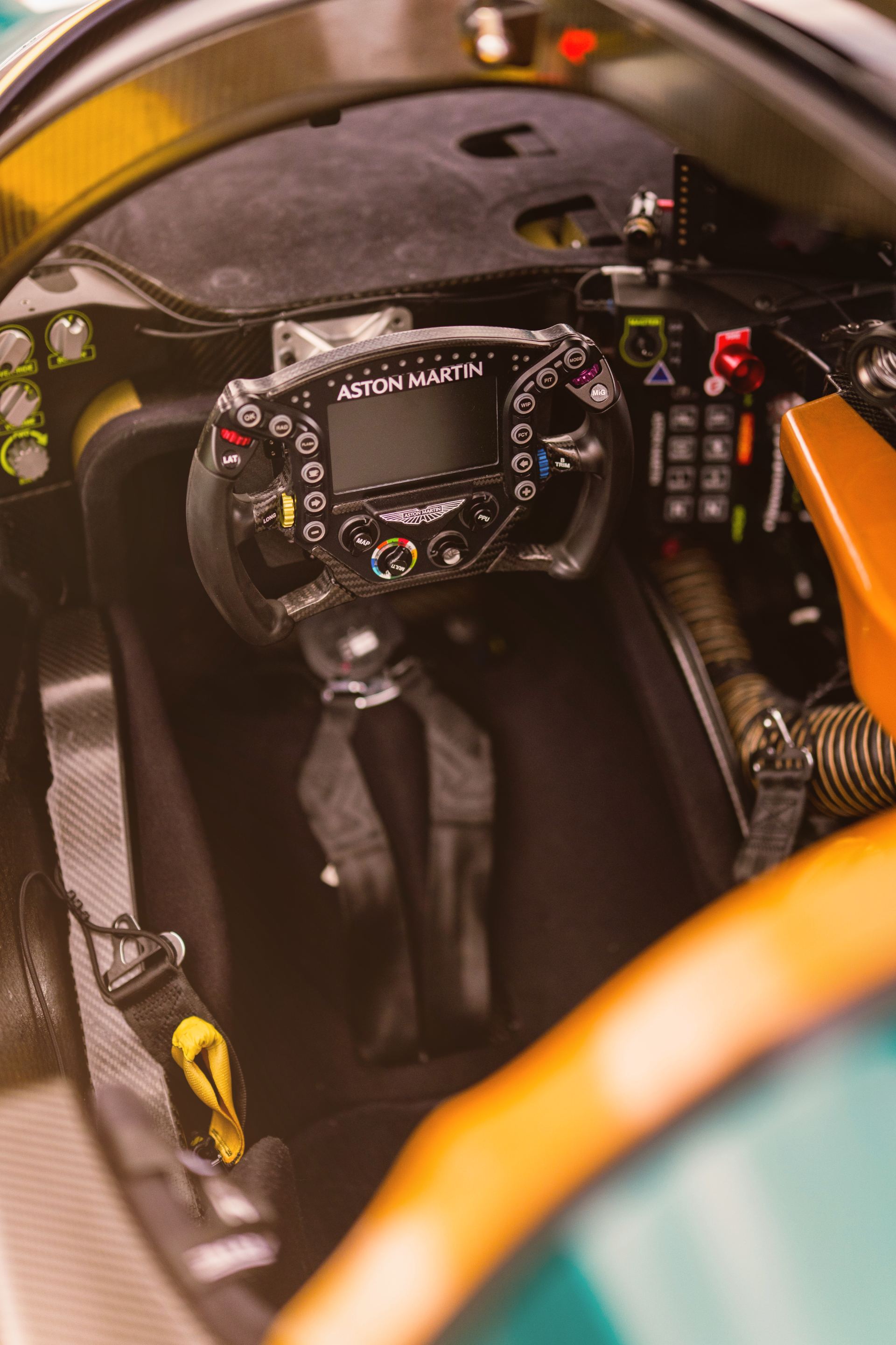 2026 aston martin valkyrie lm cockpit driver view