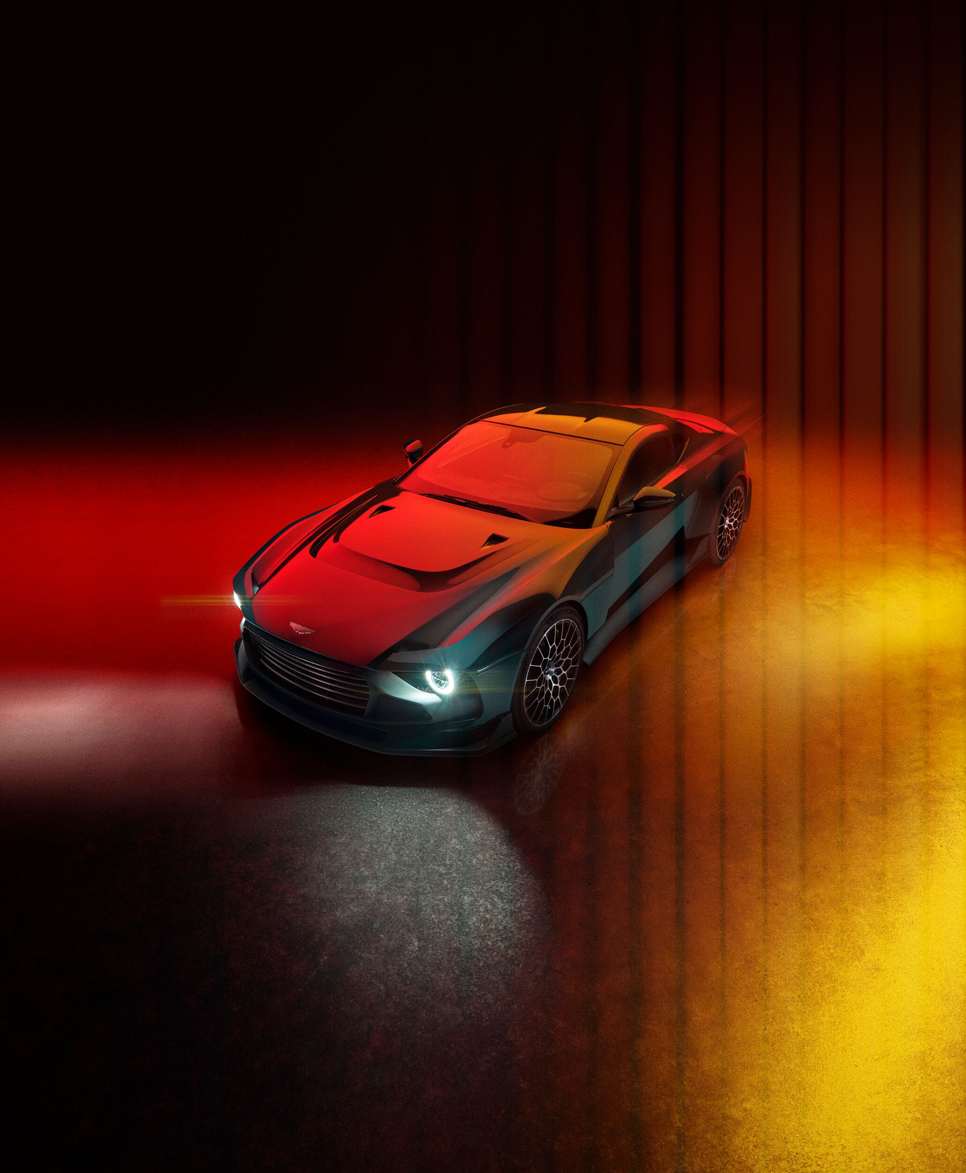 2026 aston martin valour high angle front three quarter