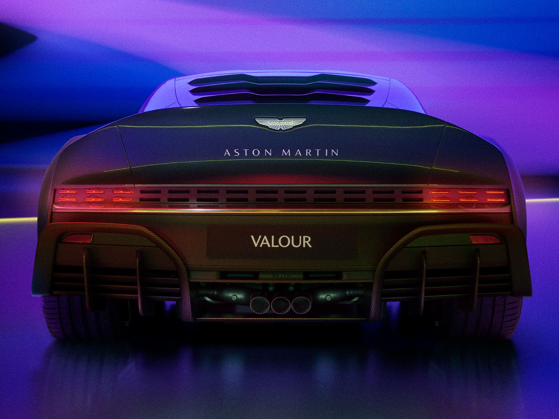 2026 aston martin valour rear