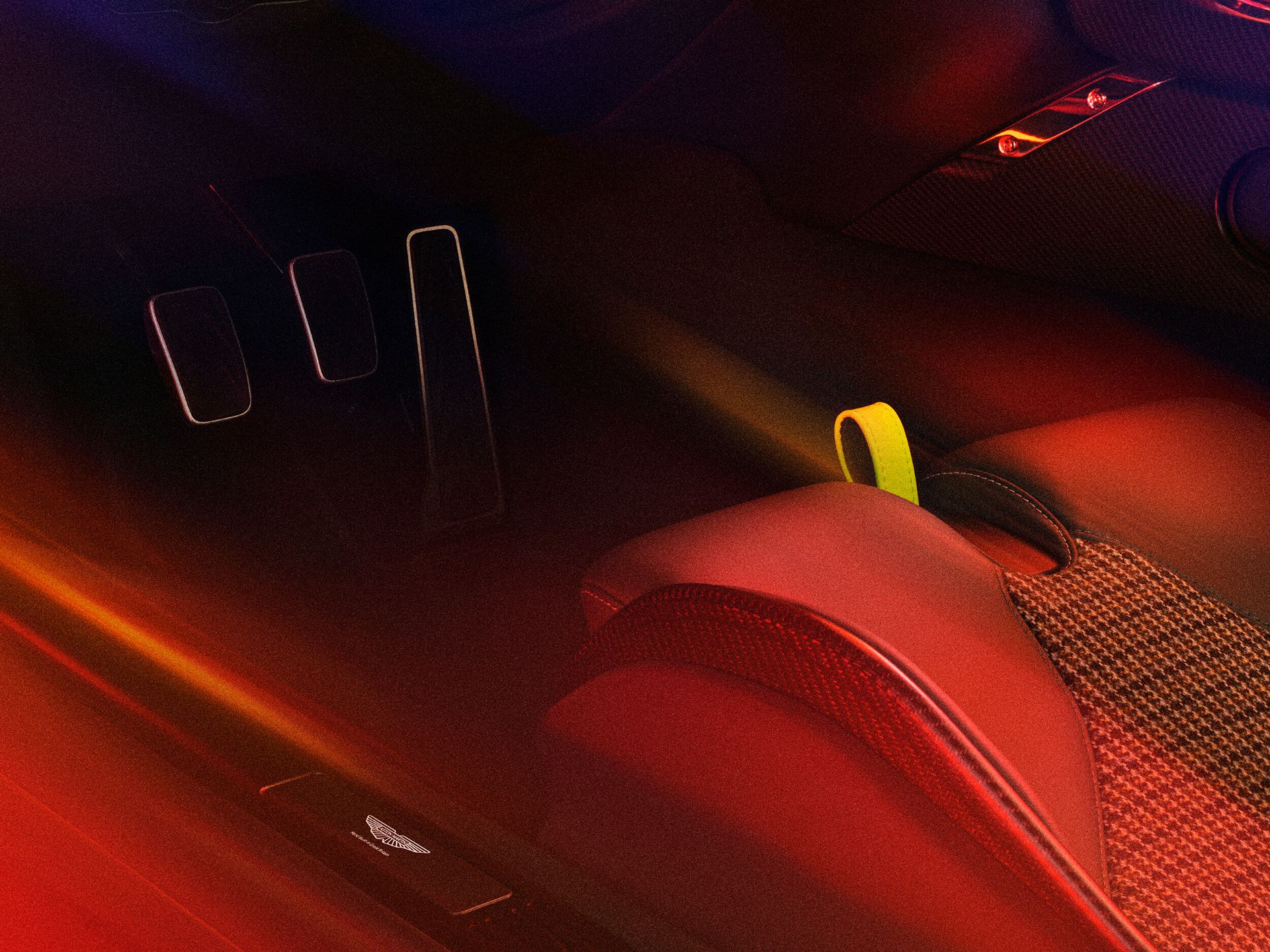 2026 aston martin valour interior pedals