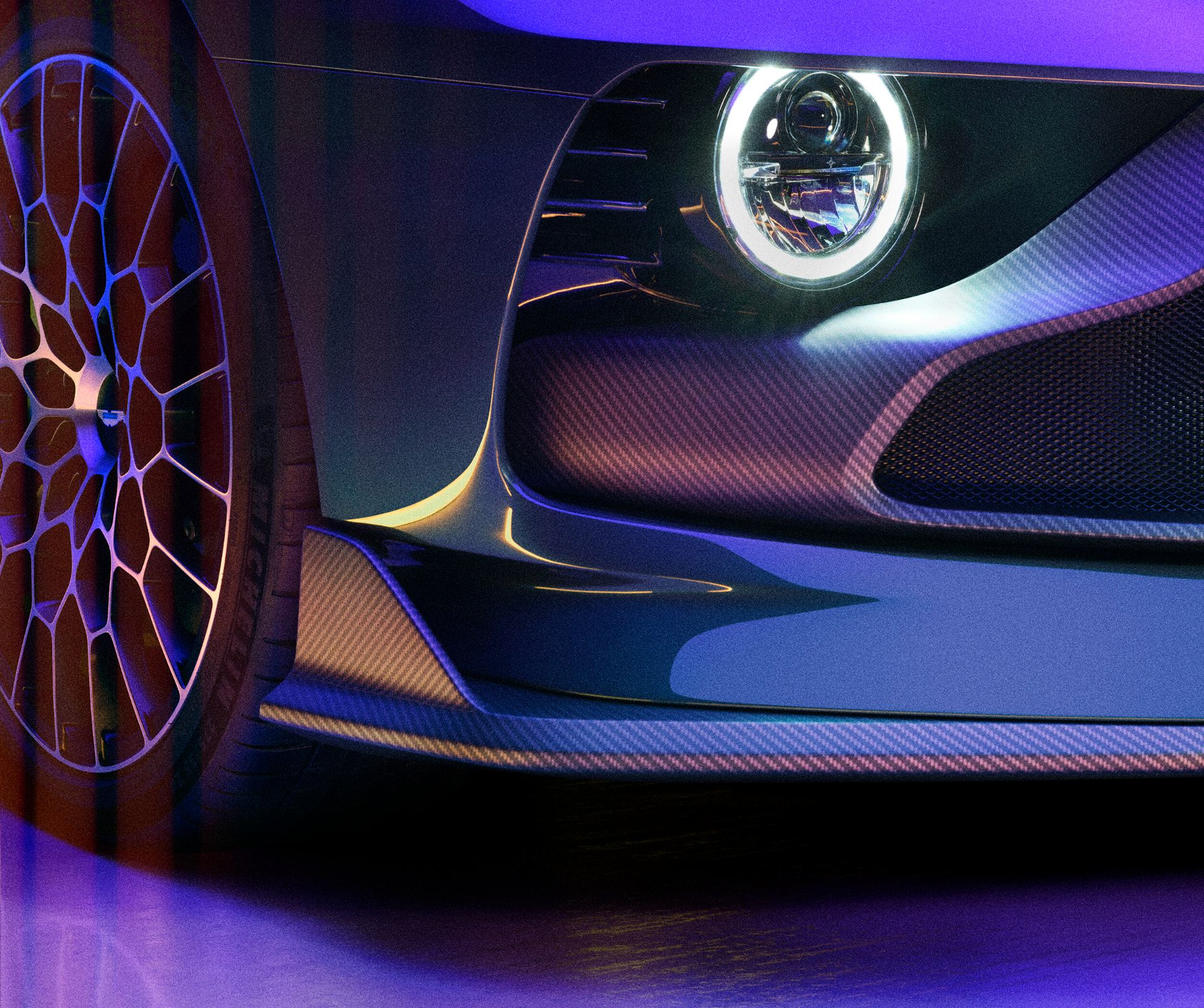 2026 aston martin valour headlight