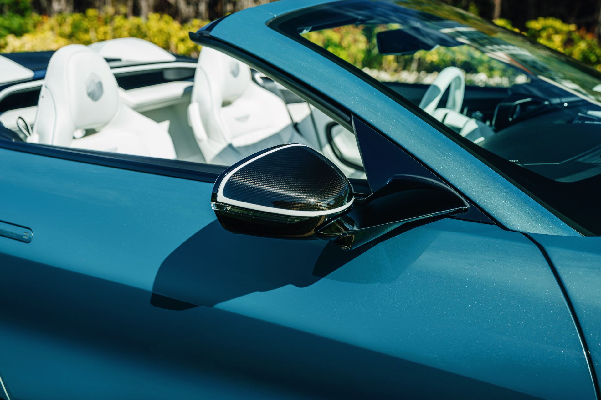 2026 aston martin vanquish volante wave edition mirror teal