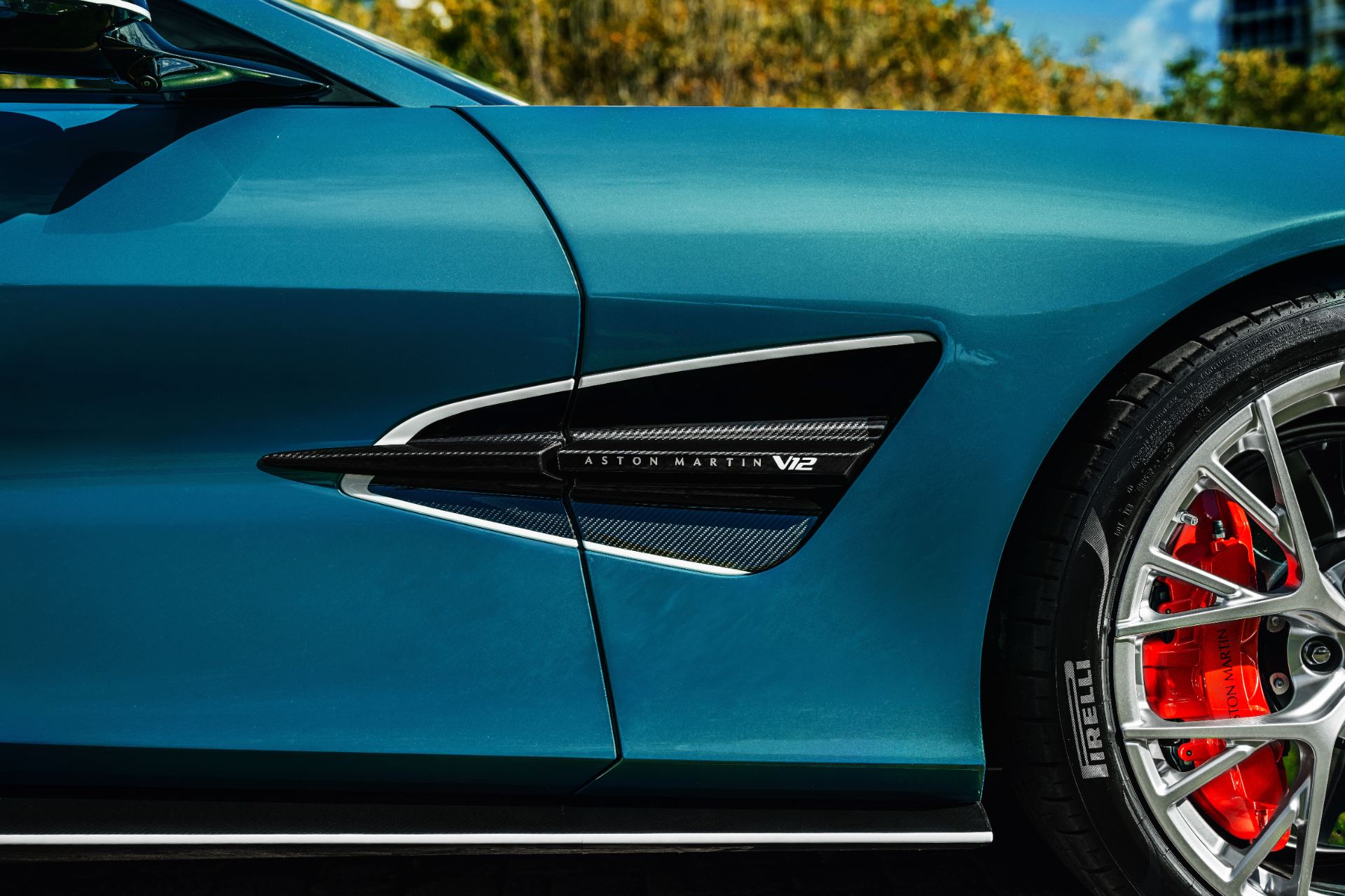 2026 aston martin vanquish volante wave edition wing vent v12 badge