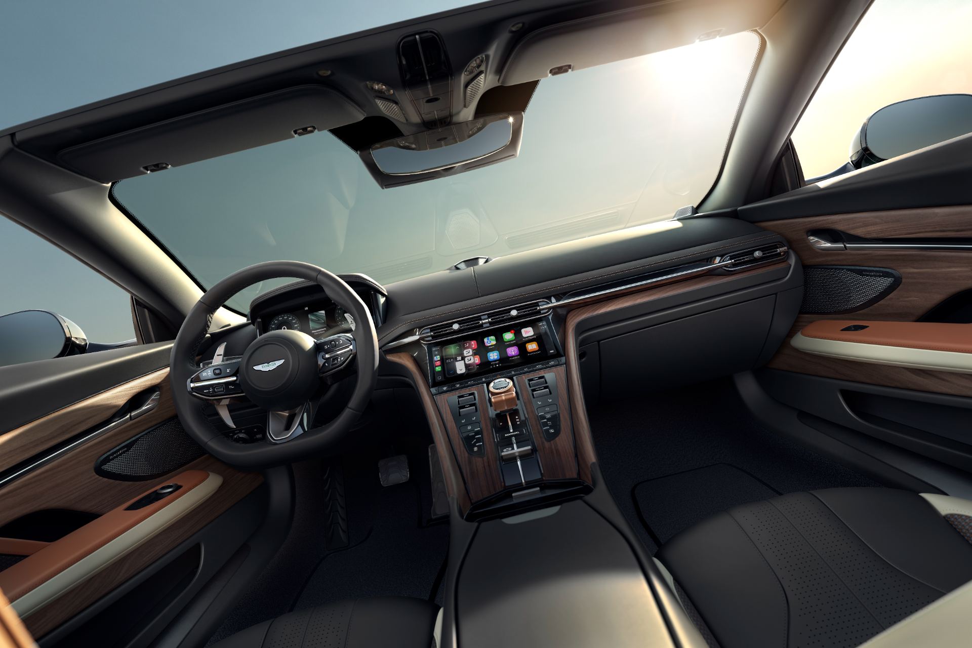 aston martin 60th anniversary volante edition interior dashboard