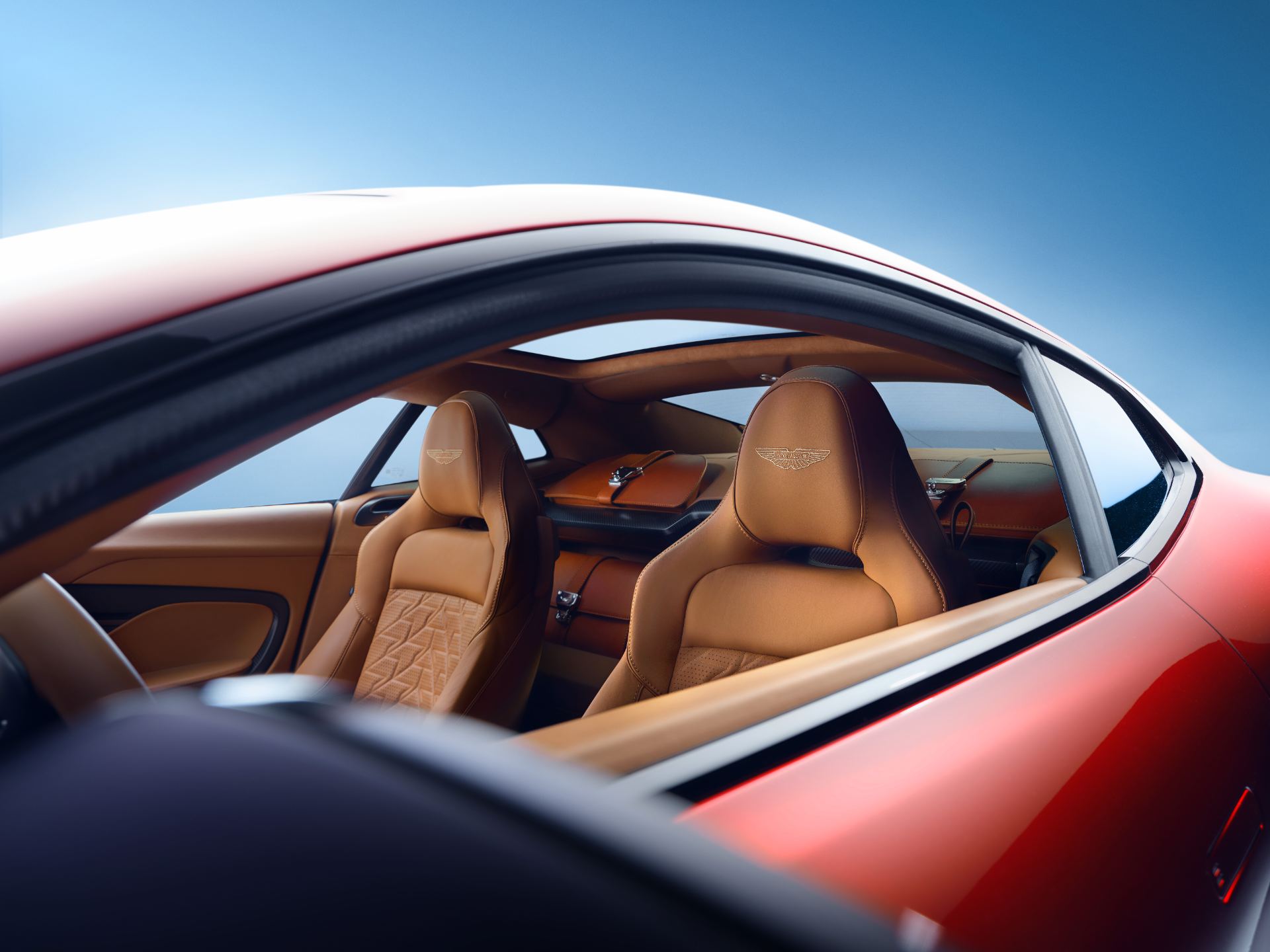2026 aston martin vanquish interior seats tan leather