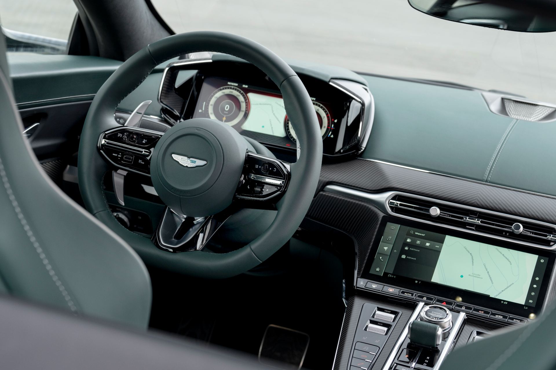 2026 aston martin vantage interior cockpit