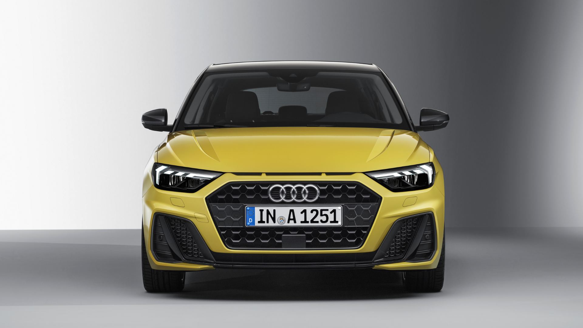 2026 audi a1 sportback front studio yellow