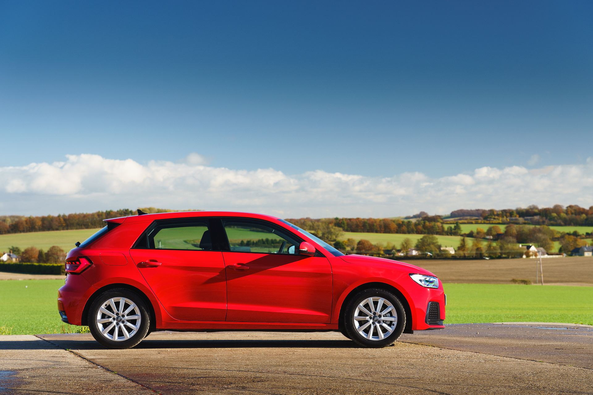 2026 audi a1 sportback sport side profile red