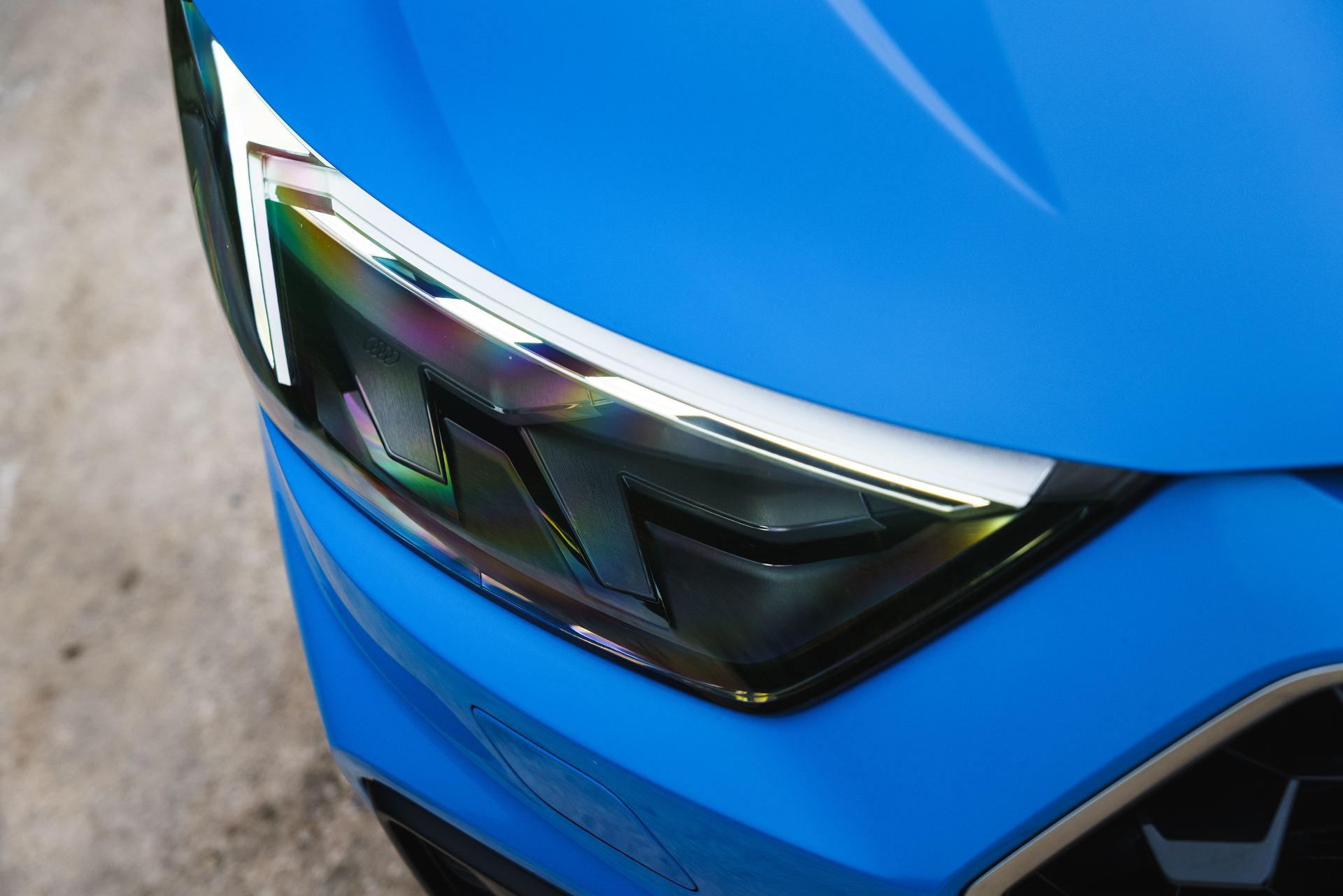 2026 audi a1 sportback s line headlight blue
