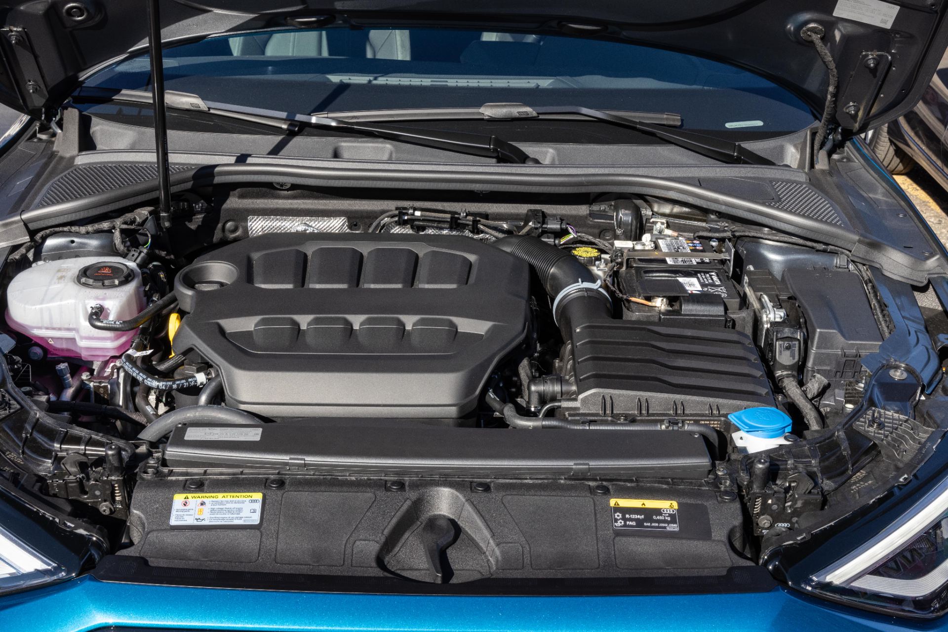 audi a3 engine bay