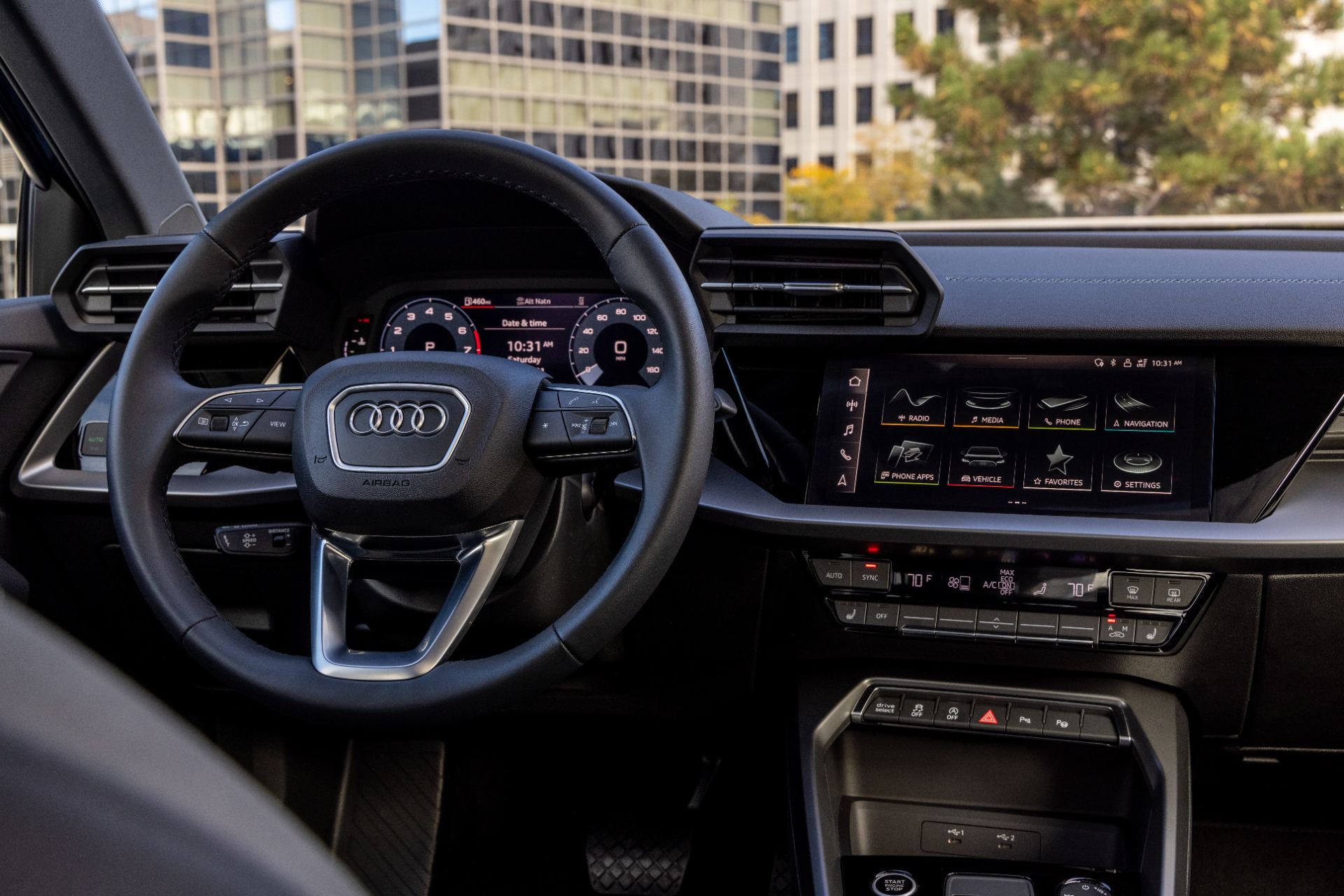 audi a3 interior steering wheel
