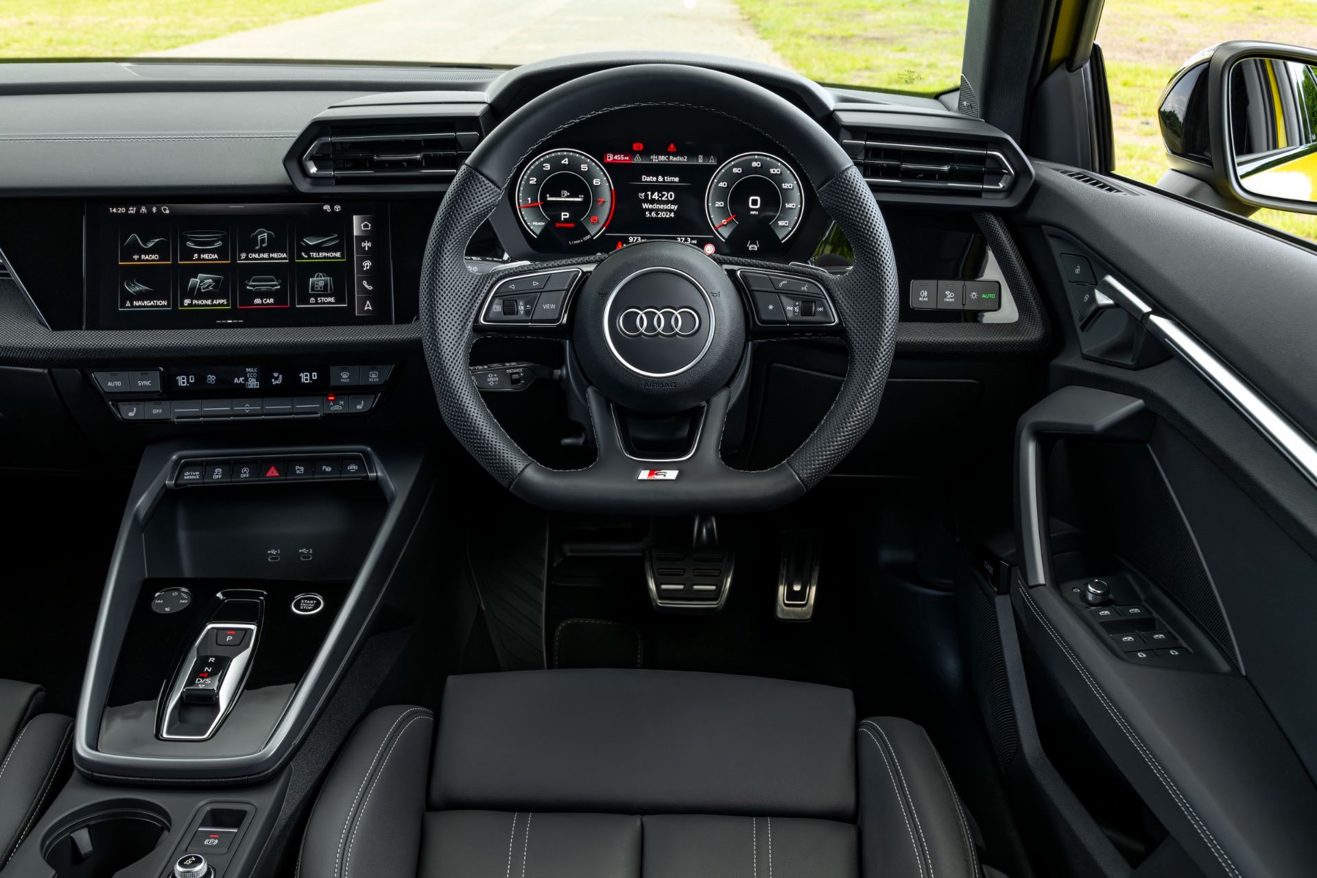 2025 audi a3 saloon interior dashboard