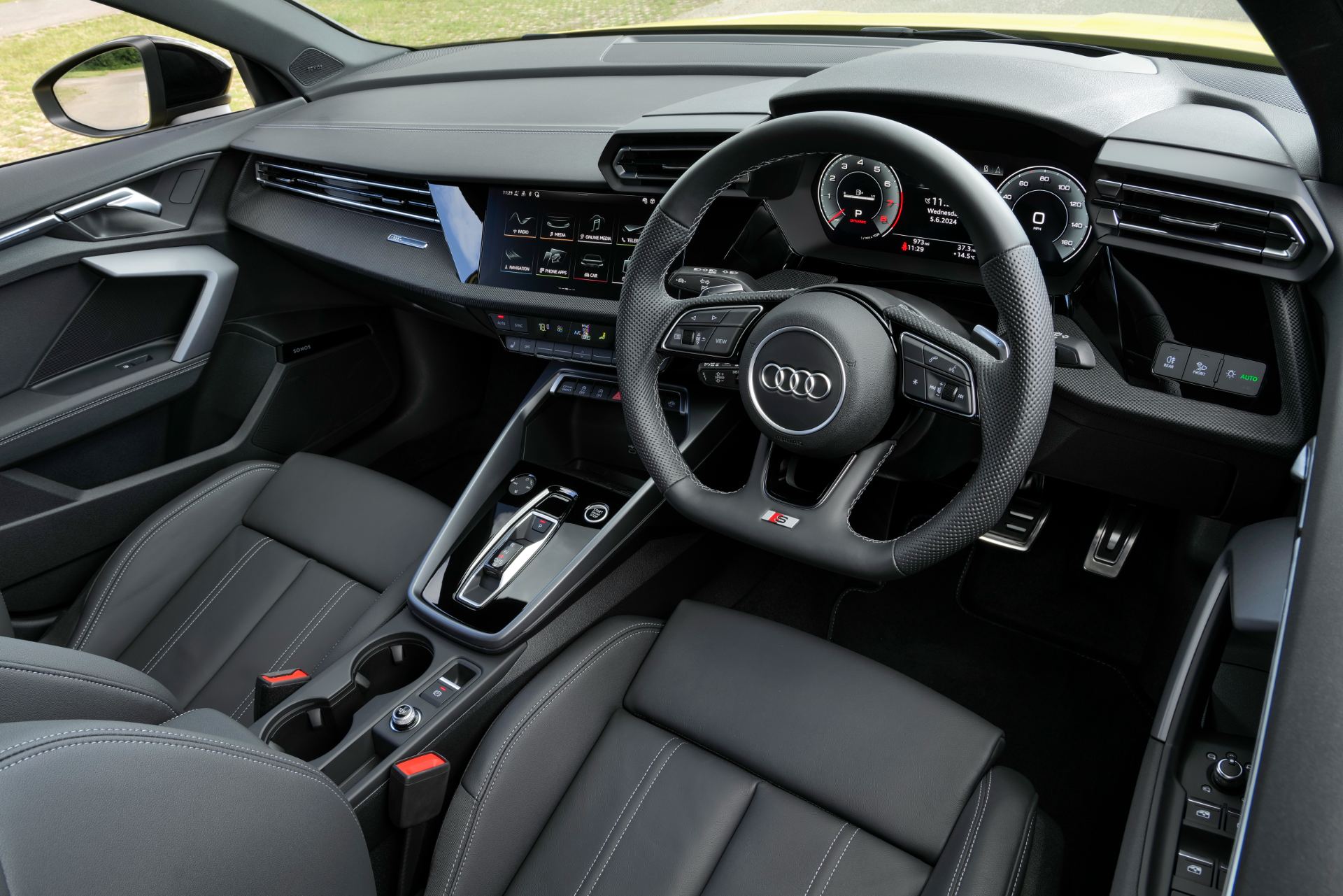 2025 audi a3 saloon interior cockpit